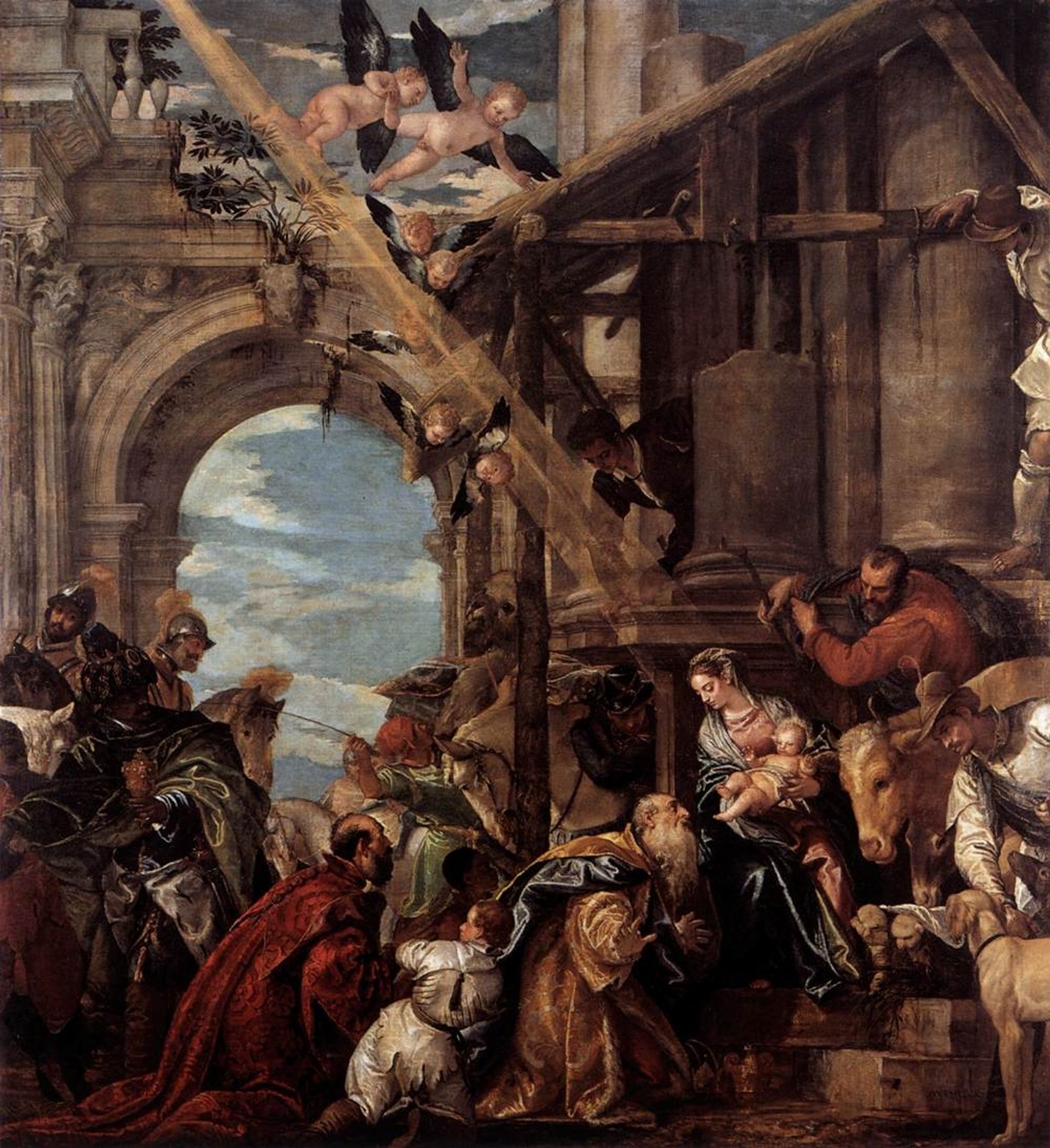 Adoration of the Magi by Paolo Veronese