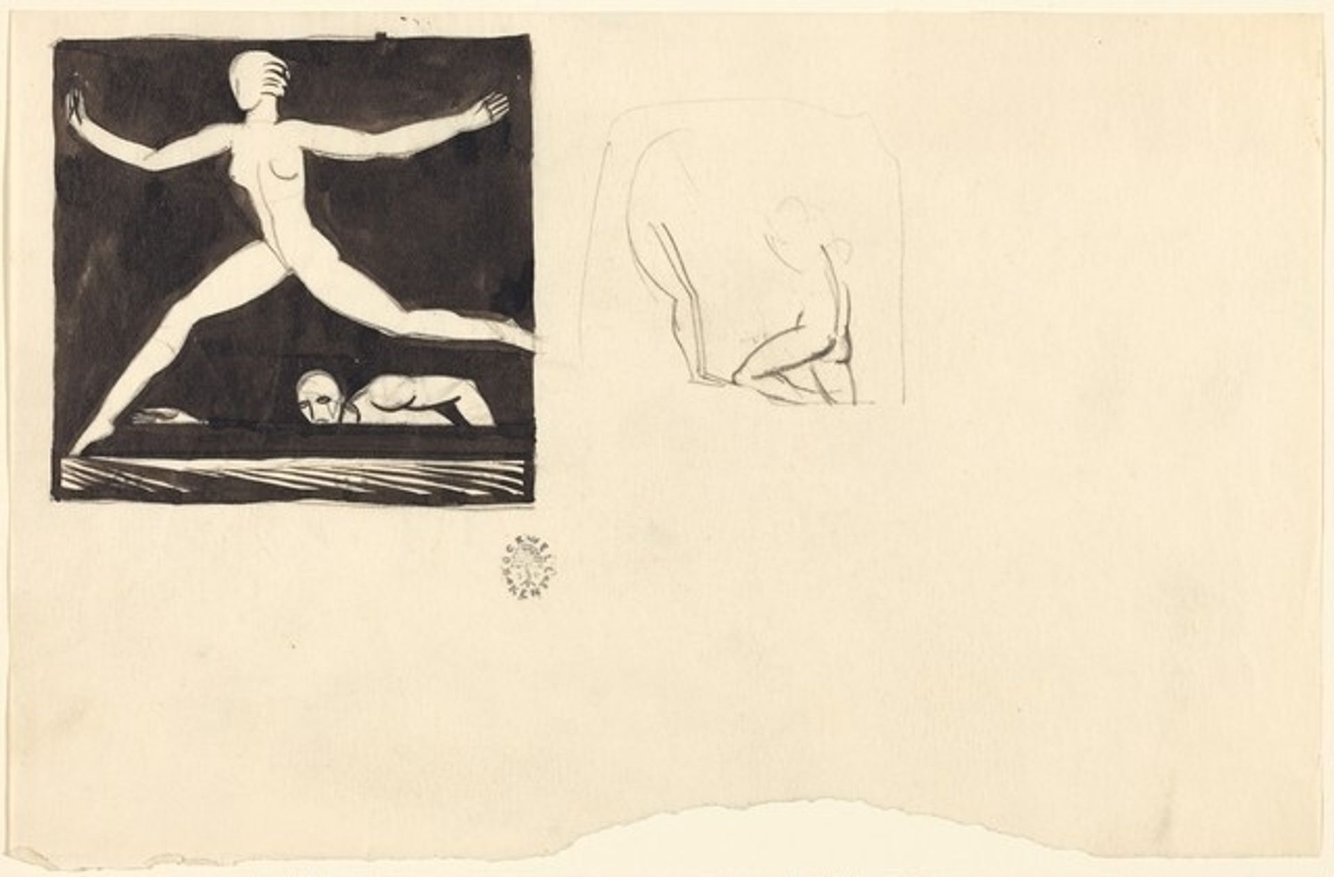 Study for a Bookplate by Rockwell Kent