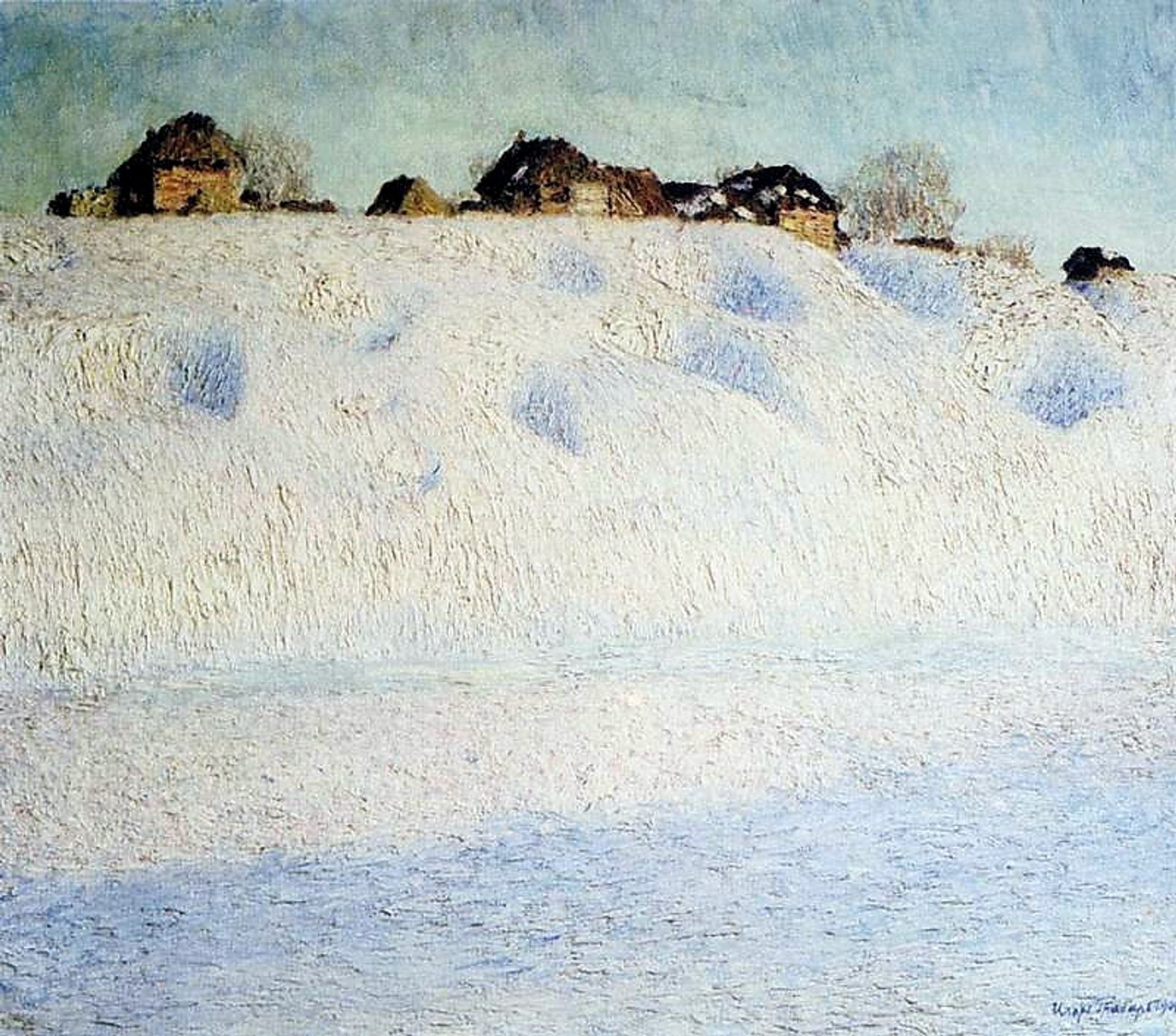 Snowdrifts by Igor Grabar