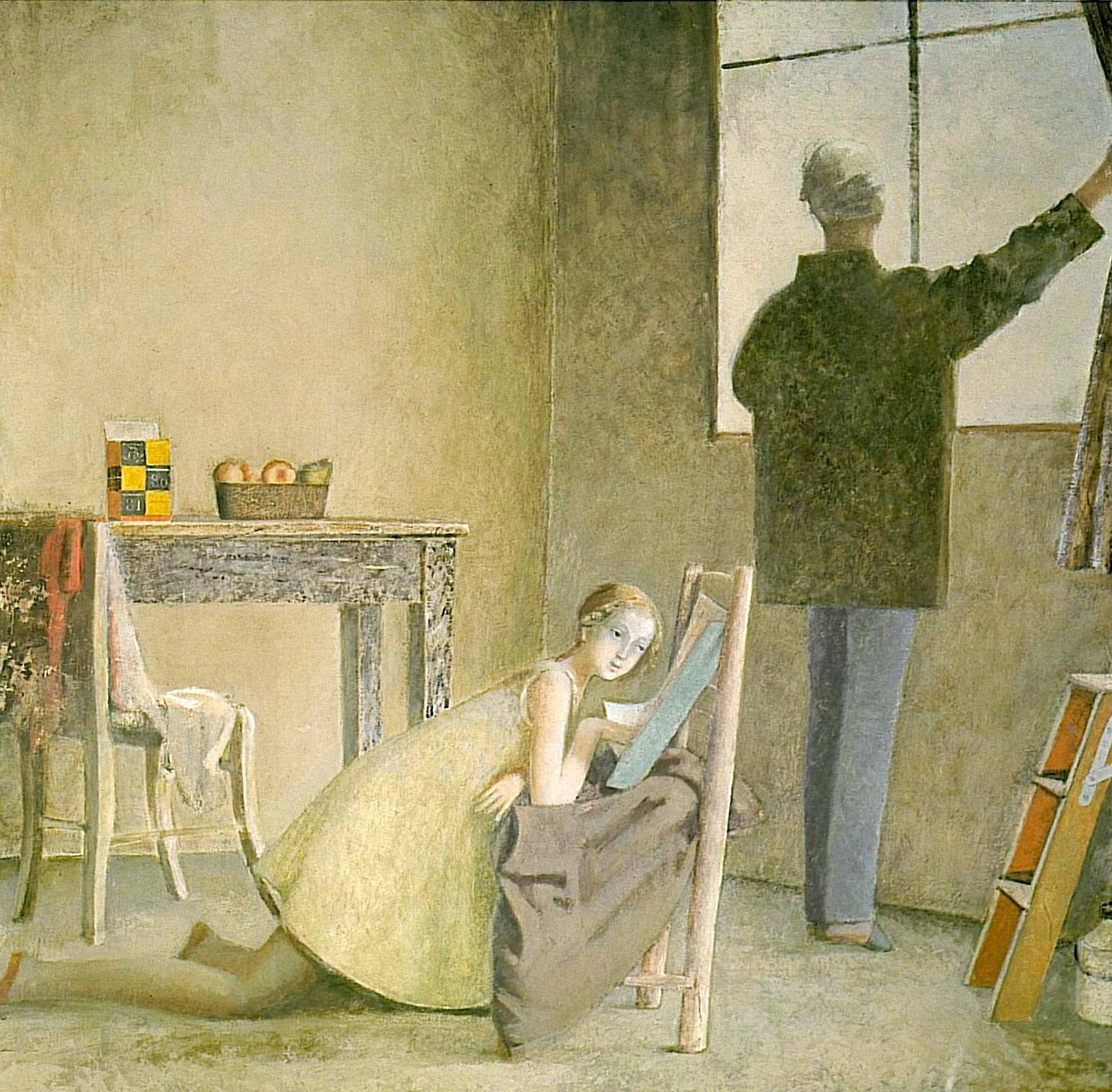 Painter and his Model by Balthus