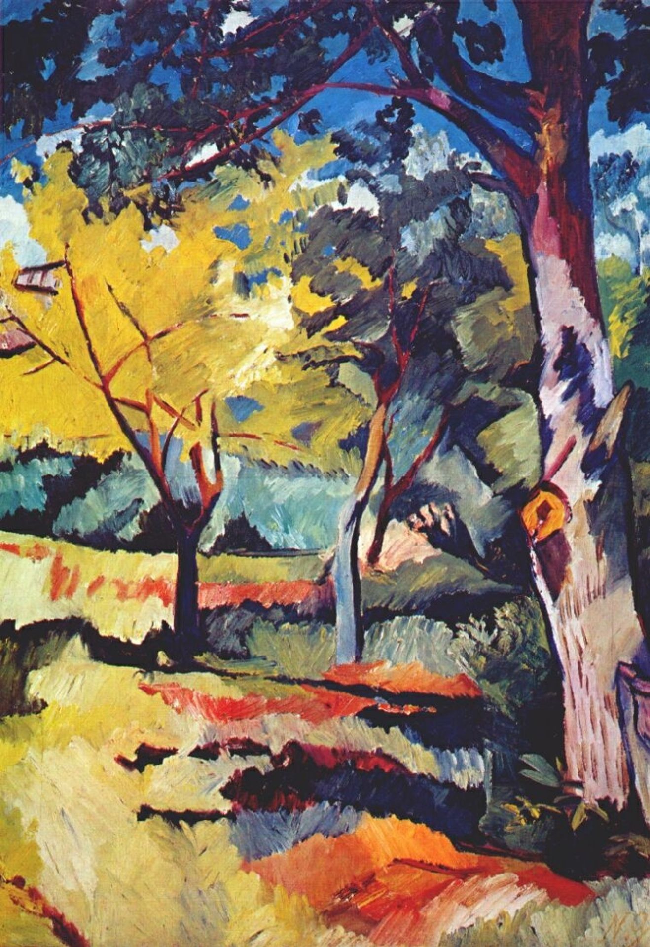 Landscape at Ladyzhino by Natalia Goncharova