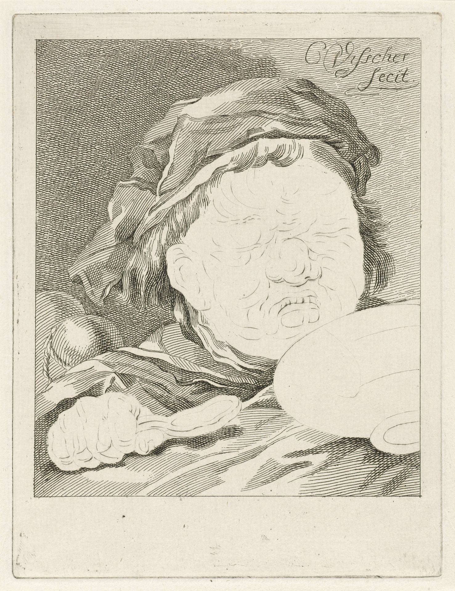 Huilend kind met nap by Pieter de Mare