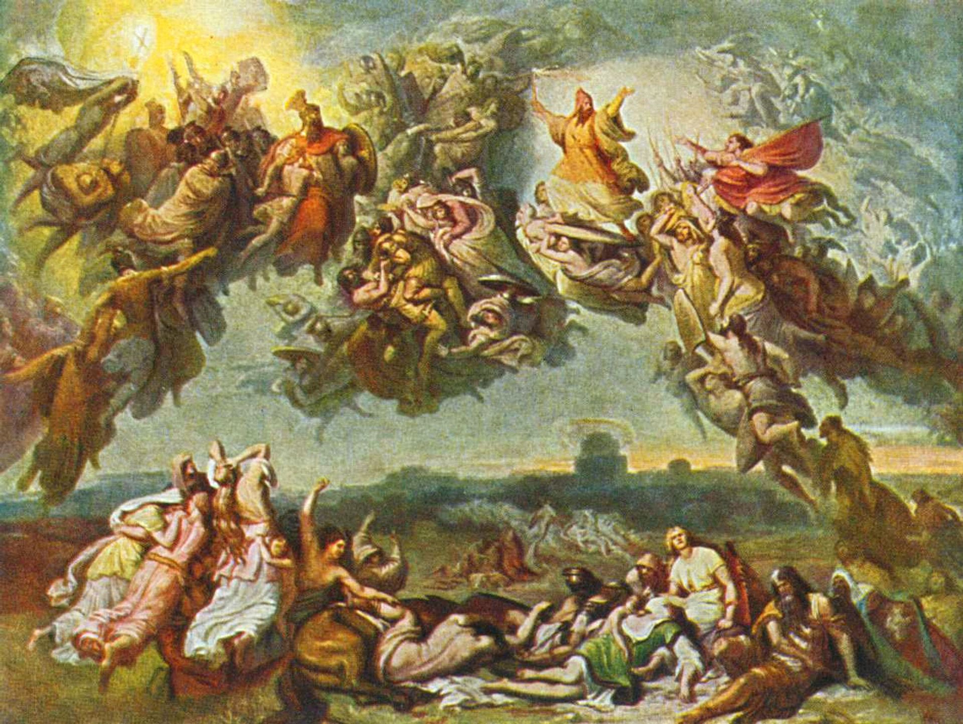 Die Hunnenschlacht by Wilhelm von Kaulbach
