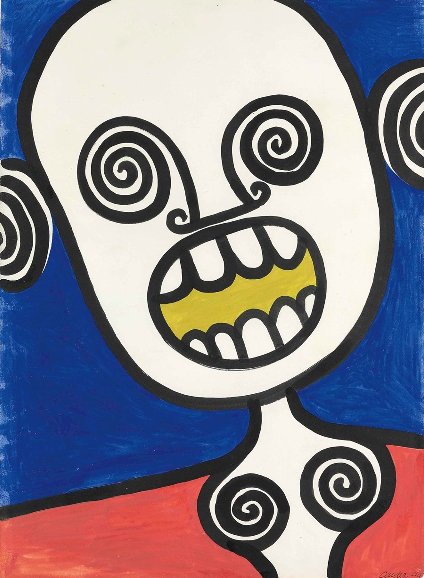 Yellow Dentifrice by Alexander Calder