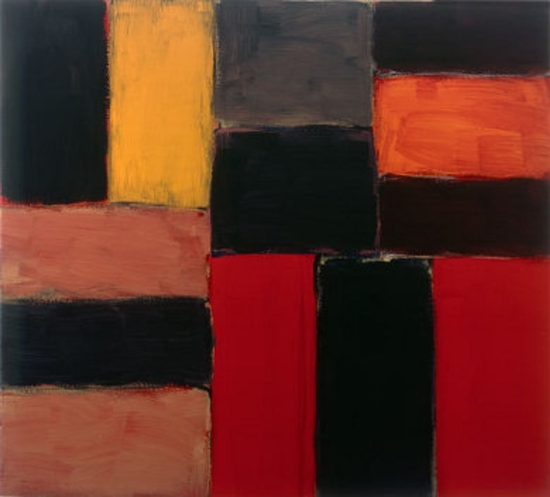 Raval Rojo by Sean Scully