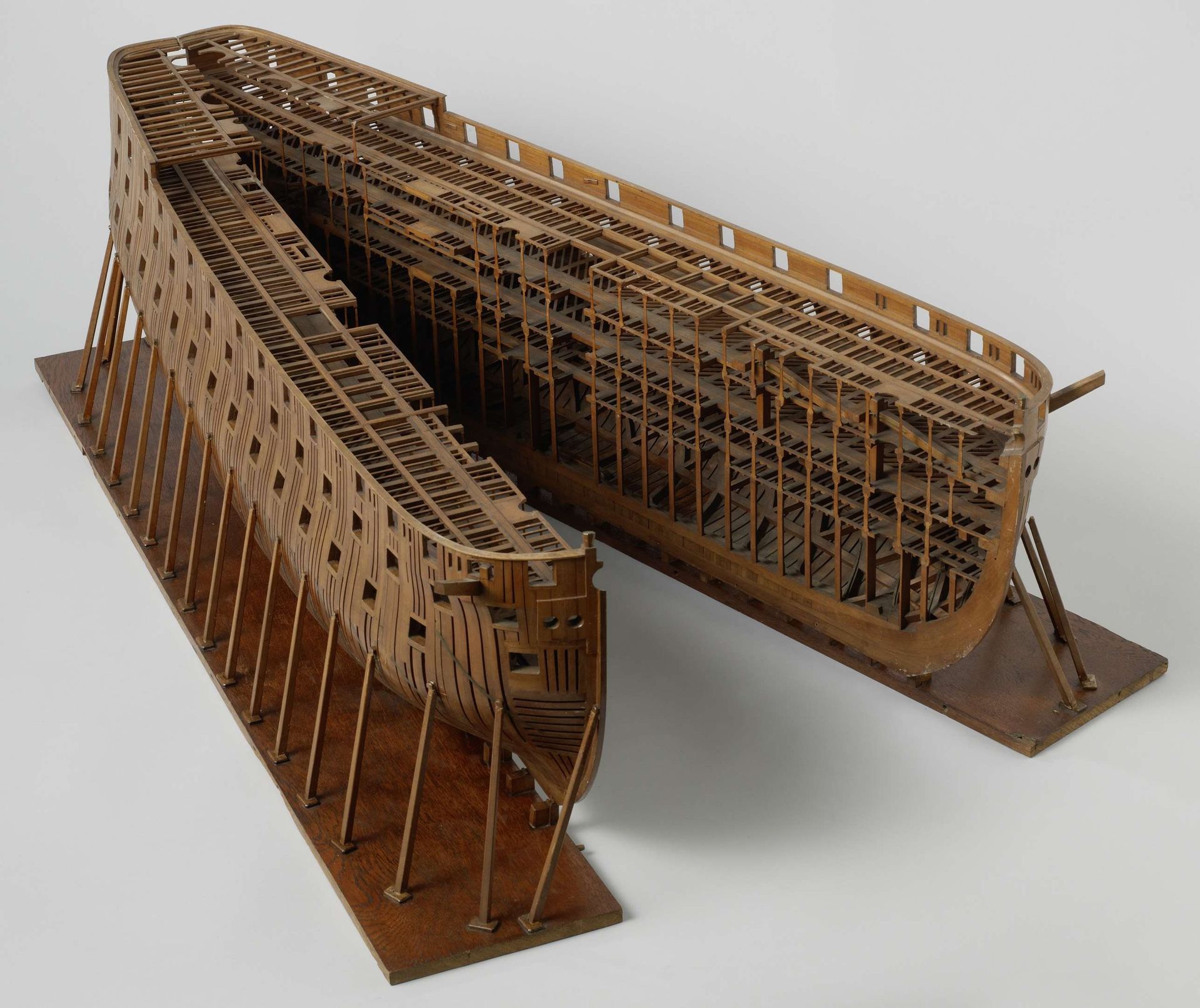 Model of a 74-Gun Ship of the Line by Rijkswerf Vlissingen