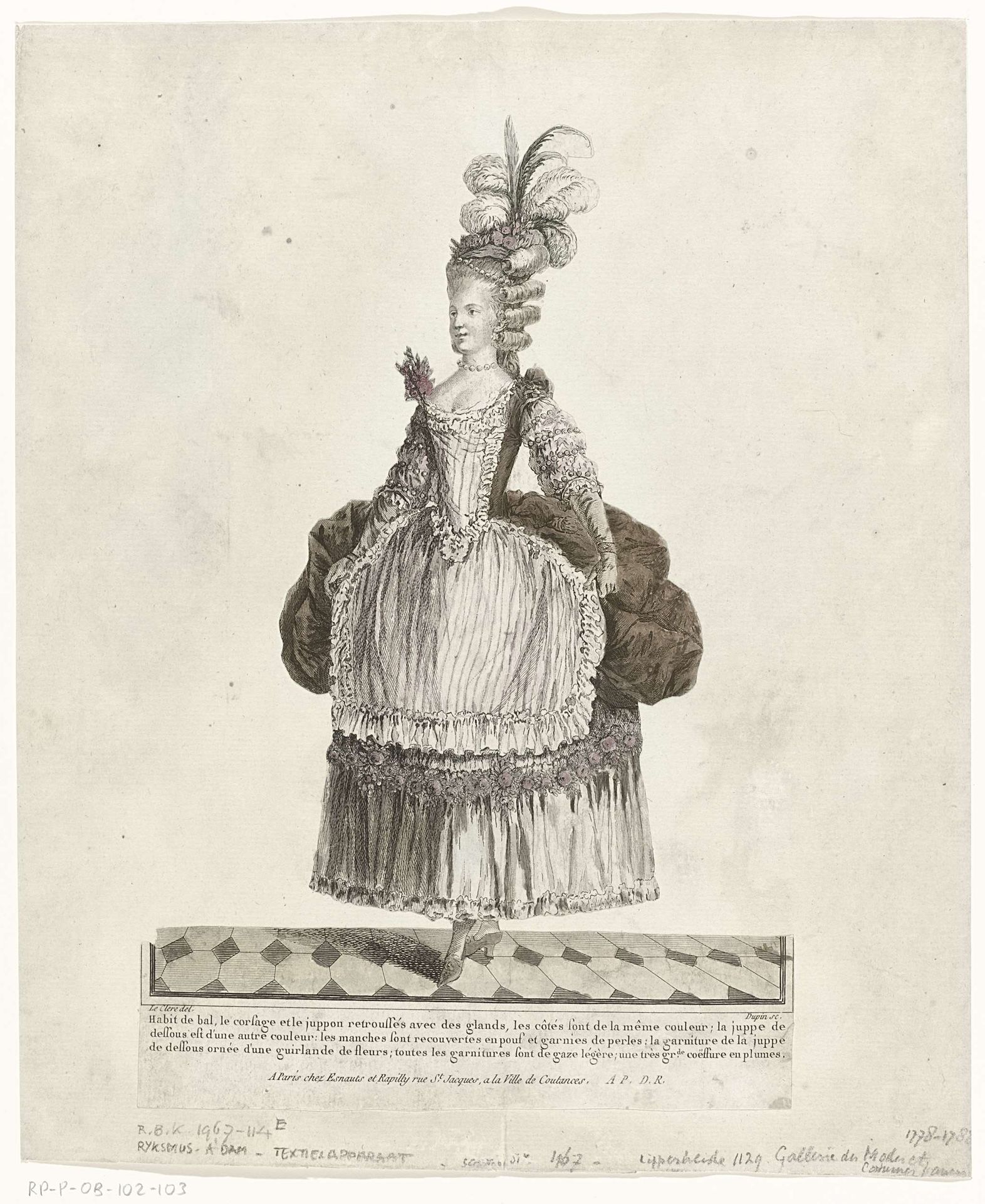 Gallerie des Modes et Costumes français by Nicolas Dupin
