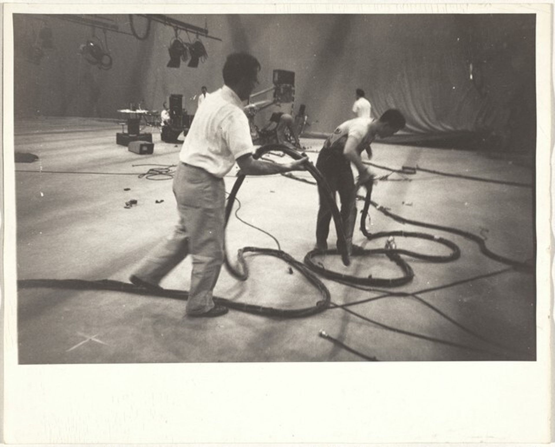Stage hands, television studio--Hollywood by Robert Frank