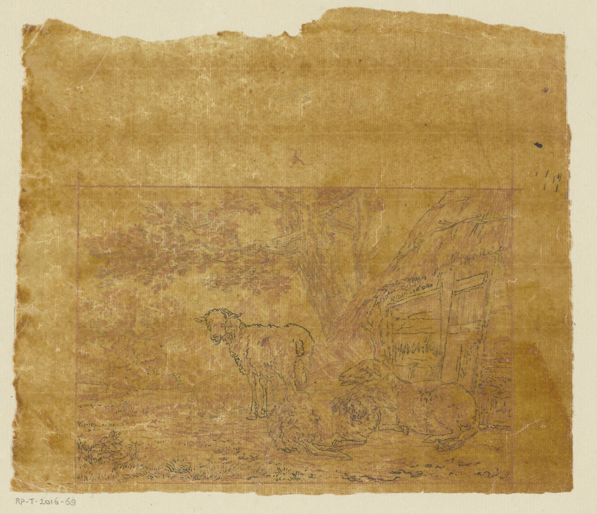Schaapskooi by Cornelis Brouwer