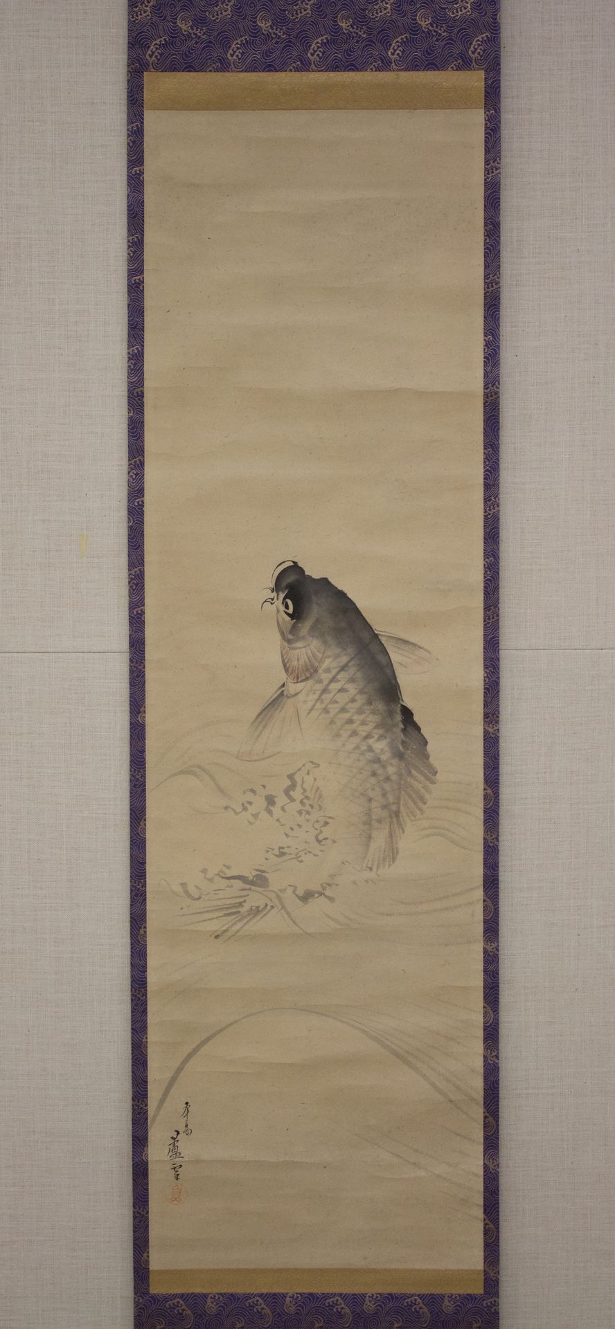Carp by Nagasawa Rosetsu