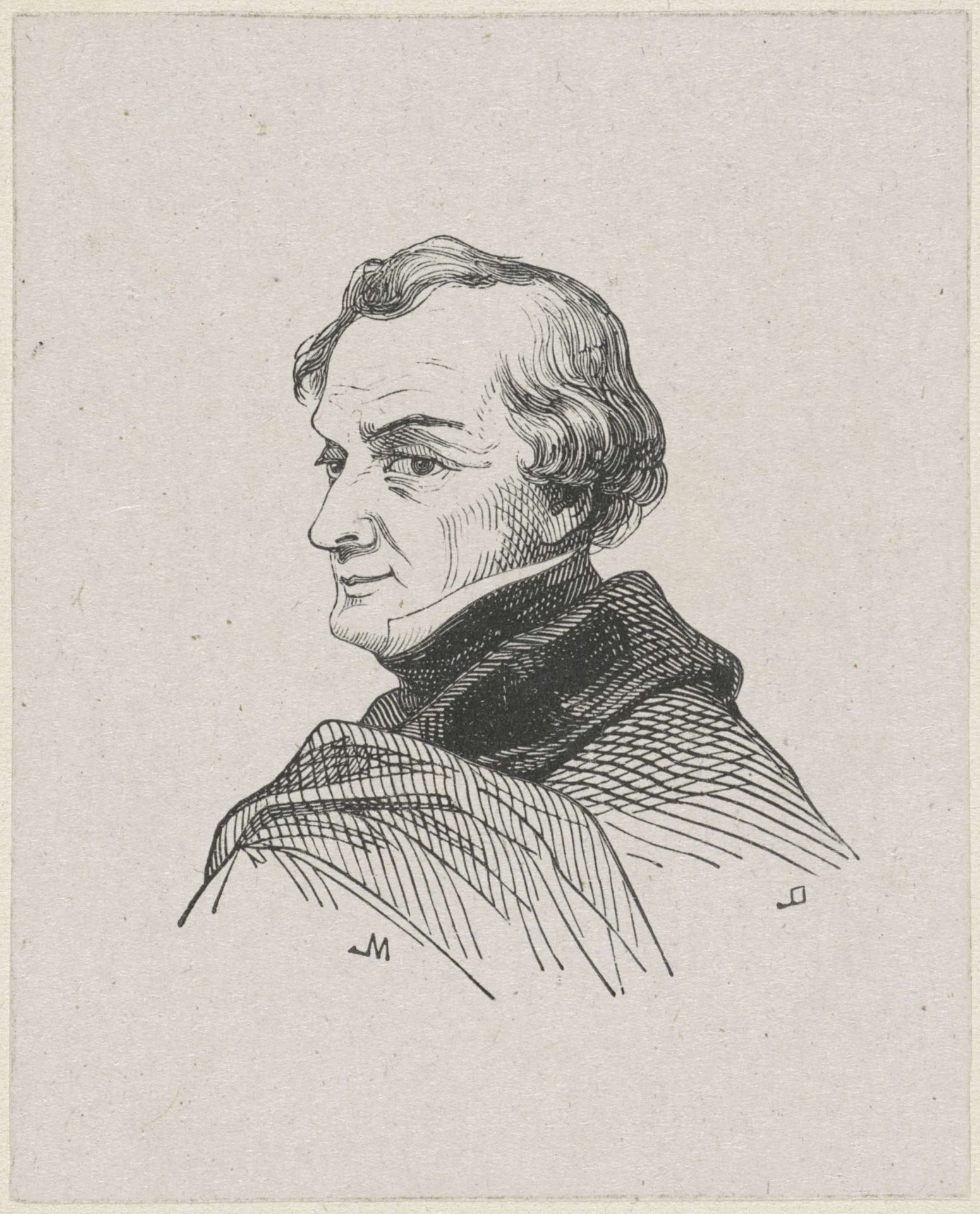 Portret van Peter Paul Joseph Noël by Monogrammist ML