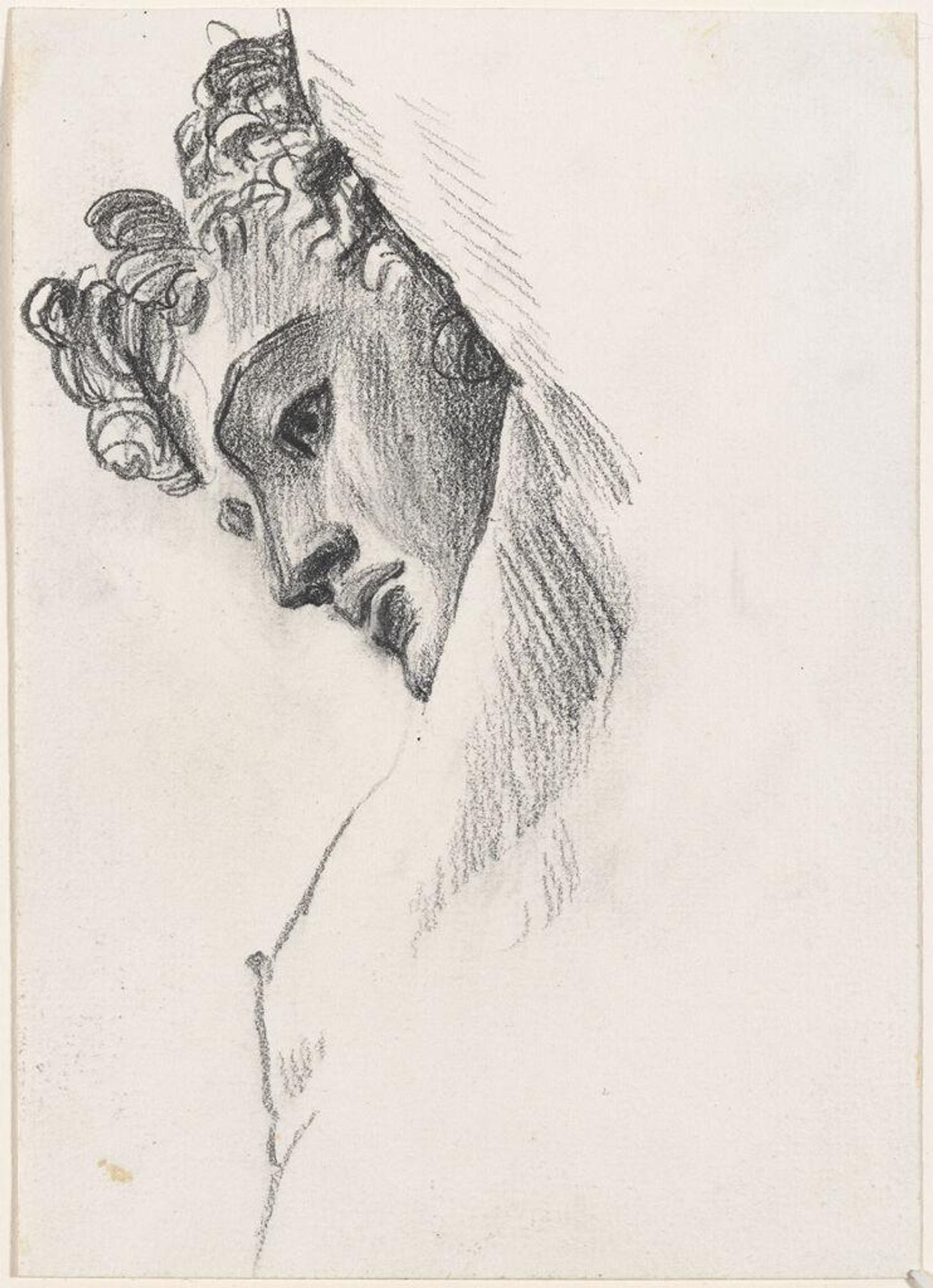 Head of Cellini's "Perseus," Loggia dei Lanzi, Florence by John Singer Sargent