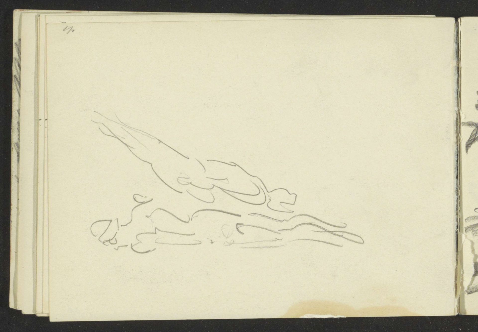 Twee figuurstudies by Isaac Israels