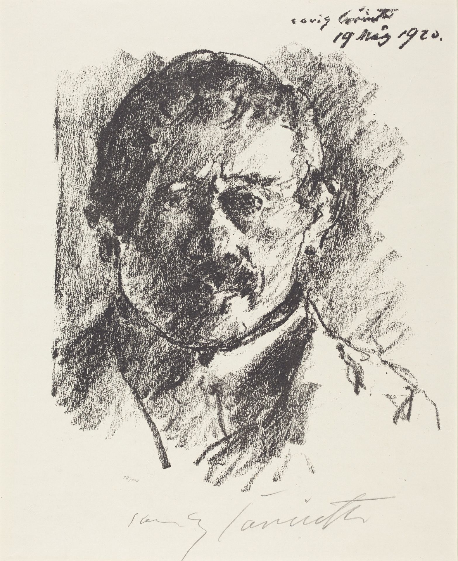 Selbstbildnis (Self-Portrait) by Lovis Corinth