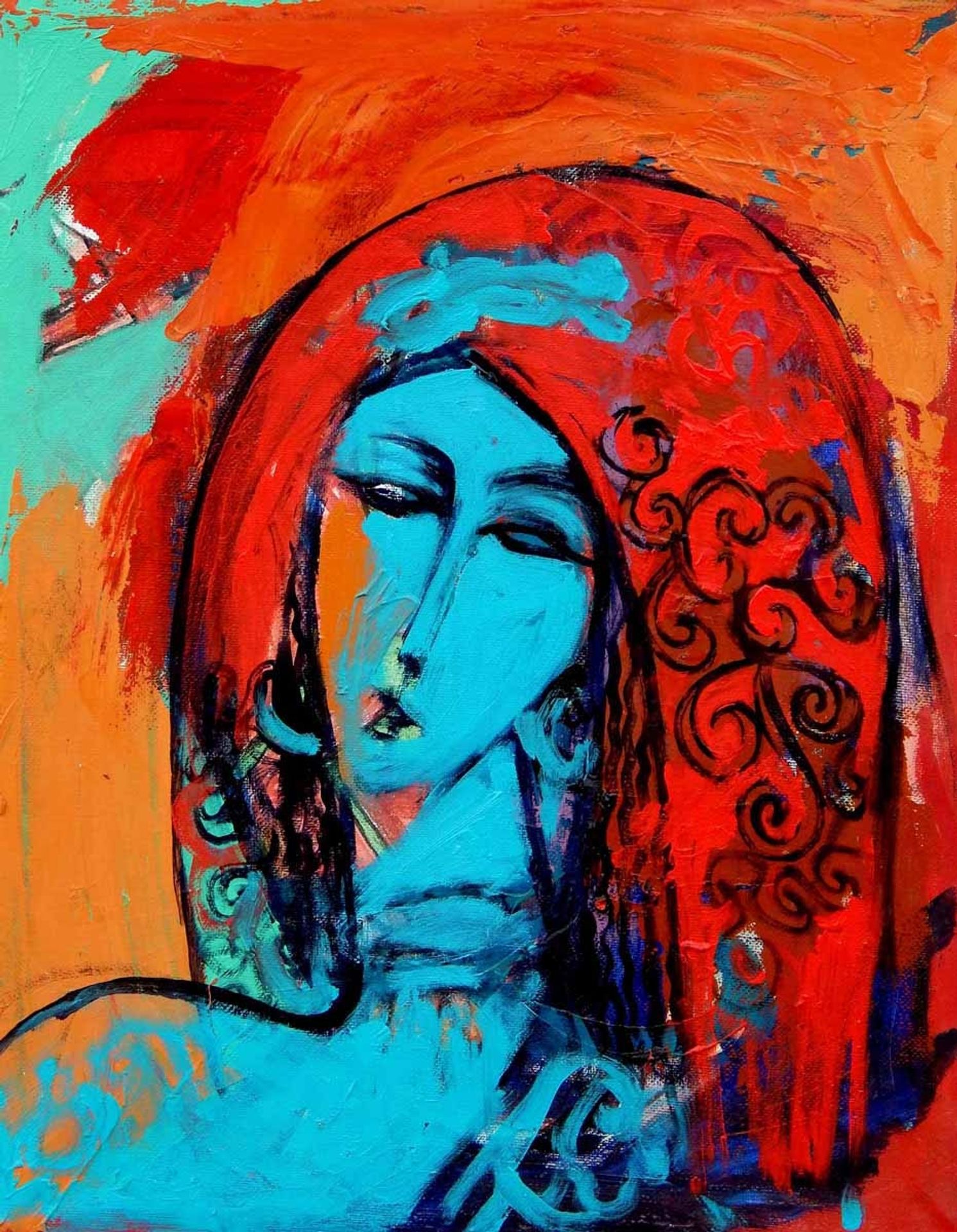 Portrait by Alaa Awad