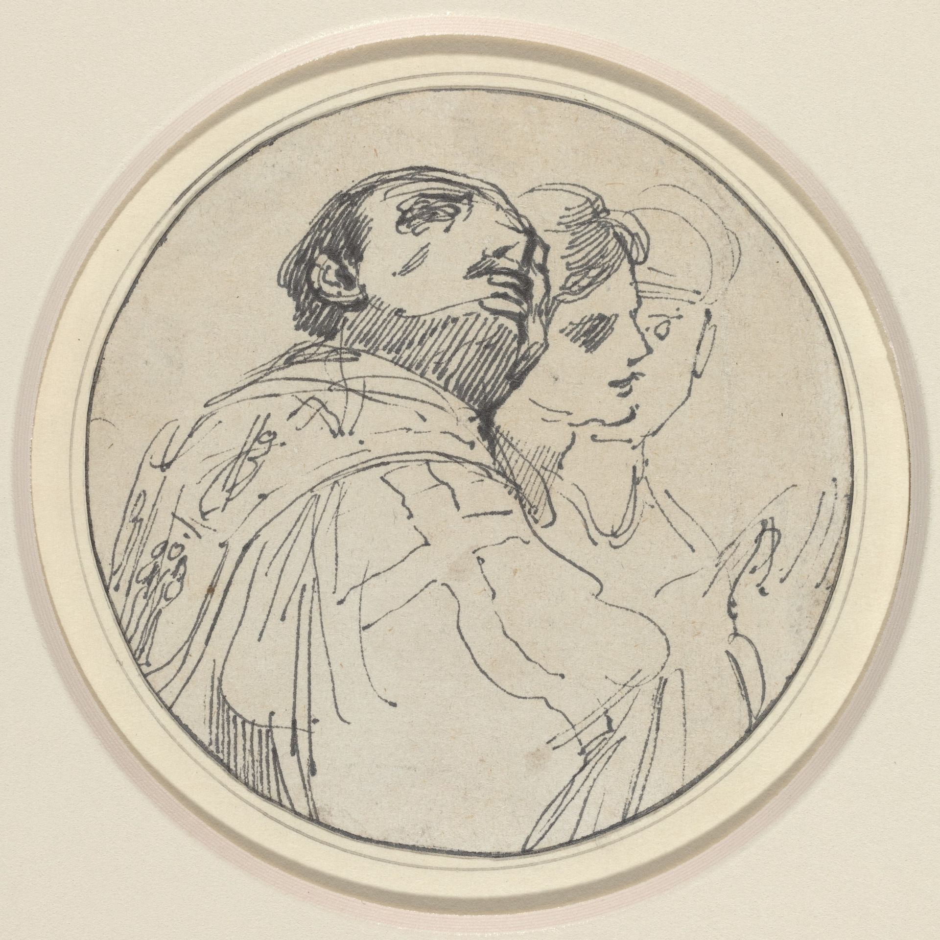 Three Oriental Heads by John Hamilton Mortimer