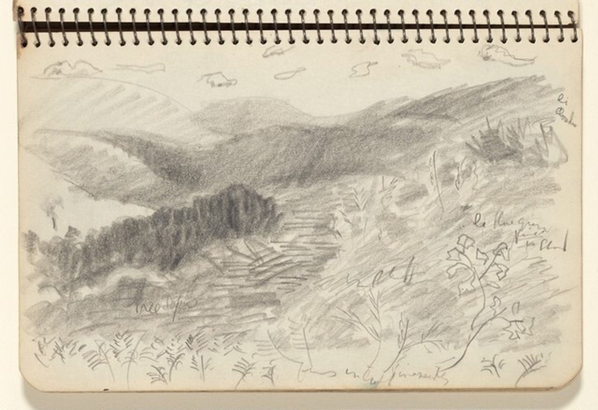 Distant Hills by Milton Avery
