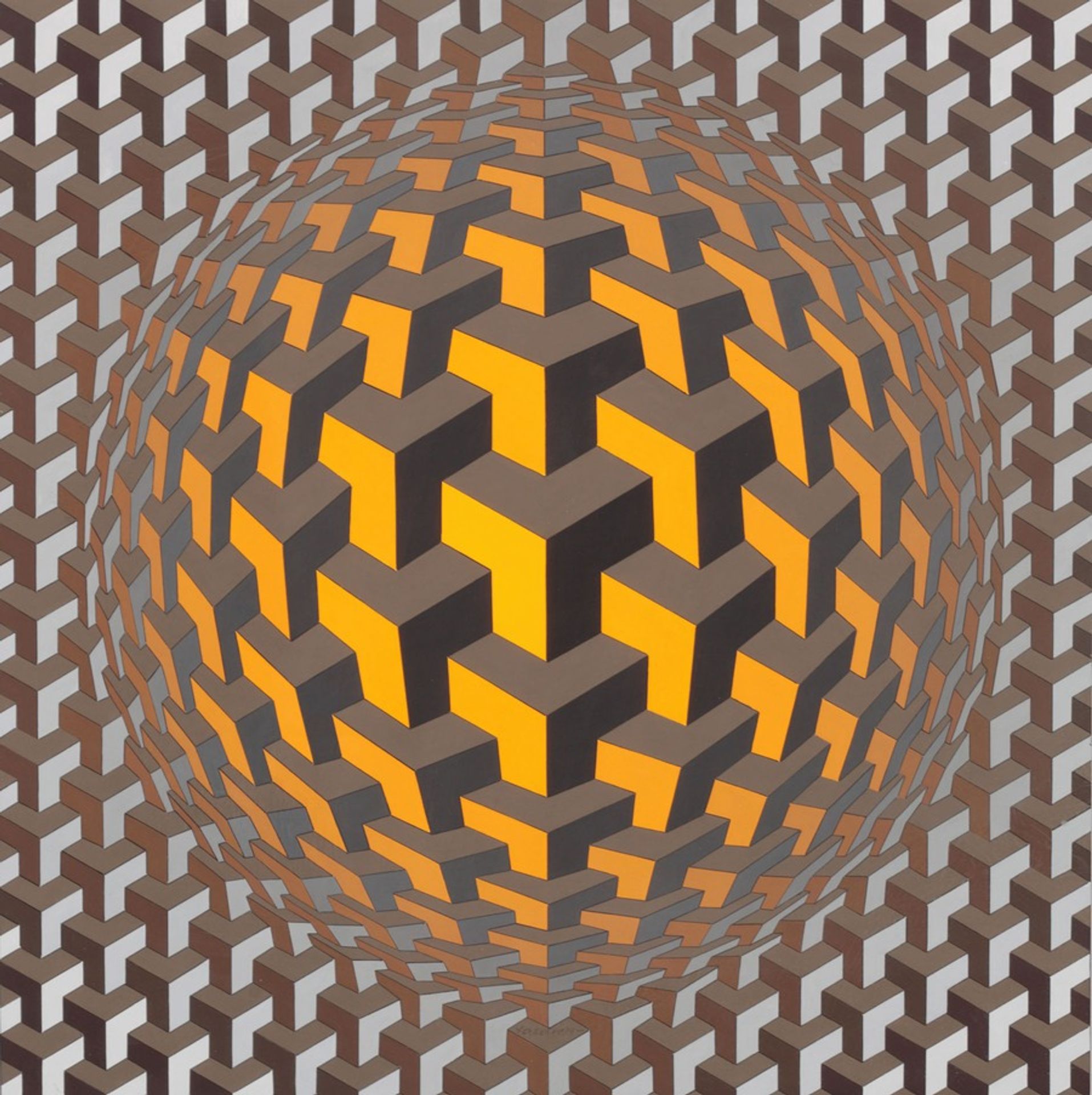 Pluton III by Victor Vasarely