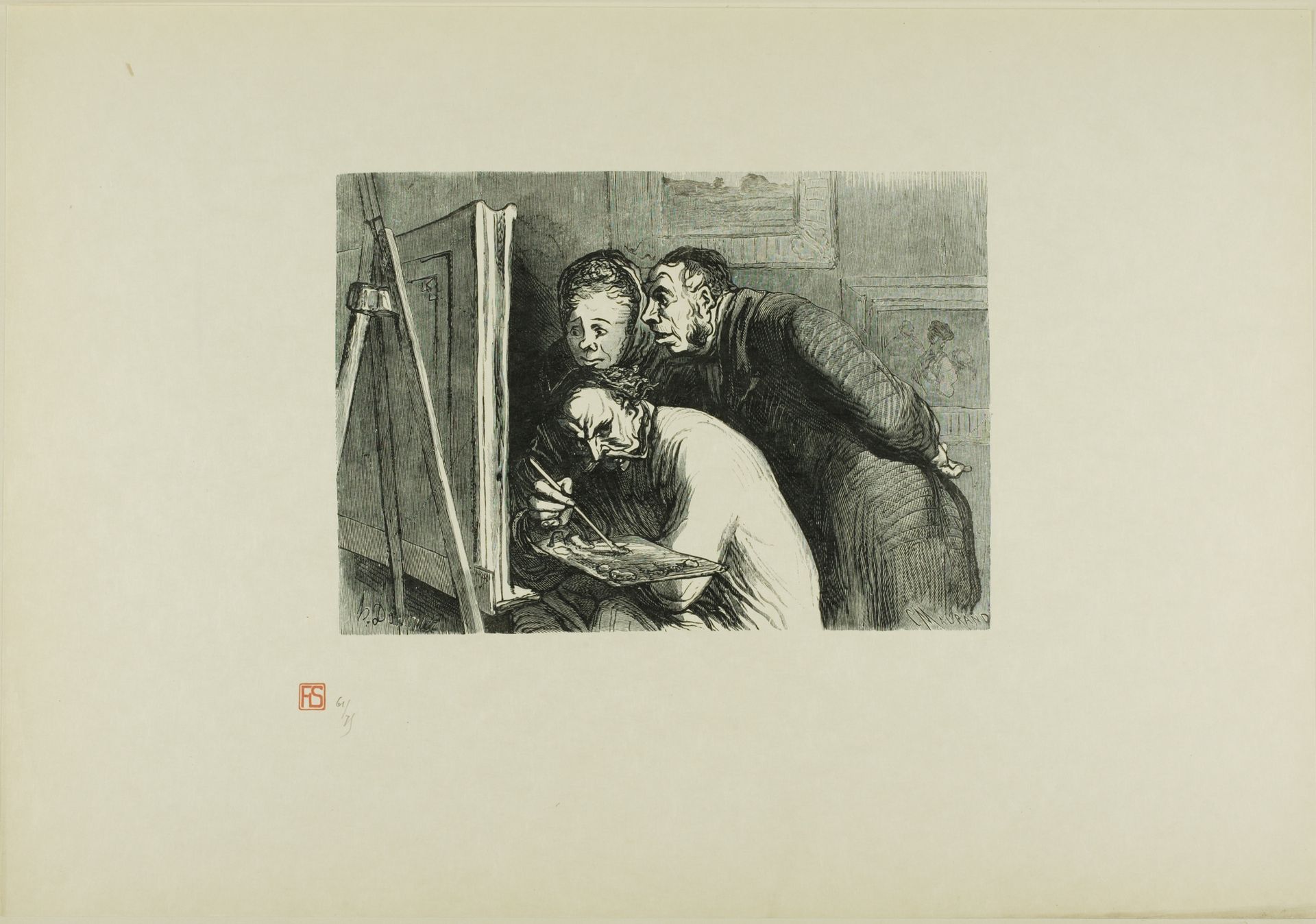 Painter and the Bourgeois by Charles Maurand