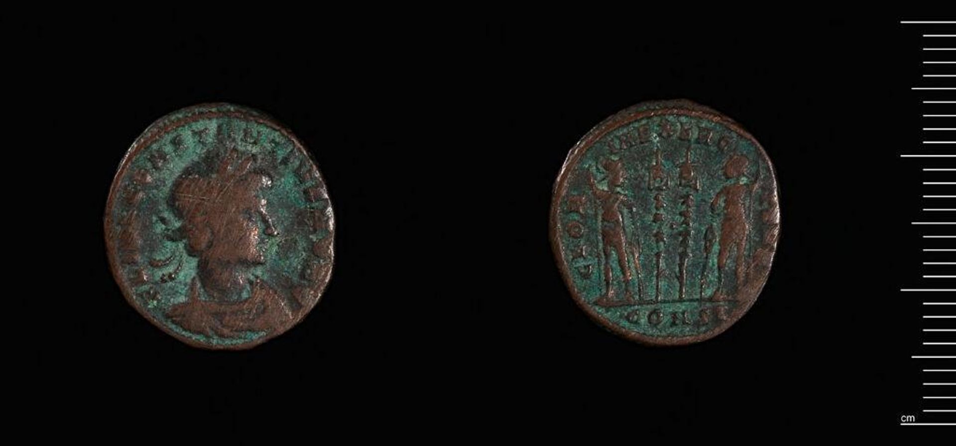 Coin (AE3) of Constantius II, Constantinople by Constantius II