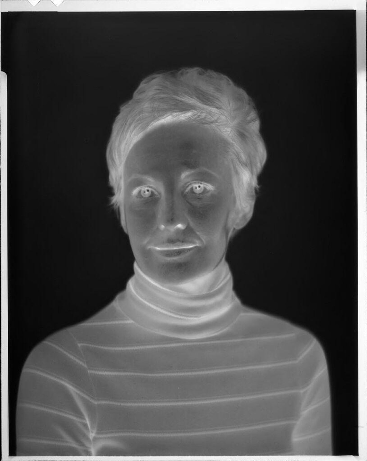 Untitled (portrait of woman wearing sweater) by John Howell