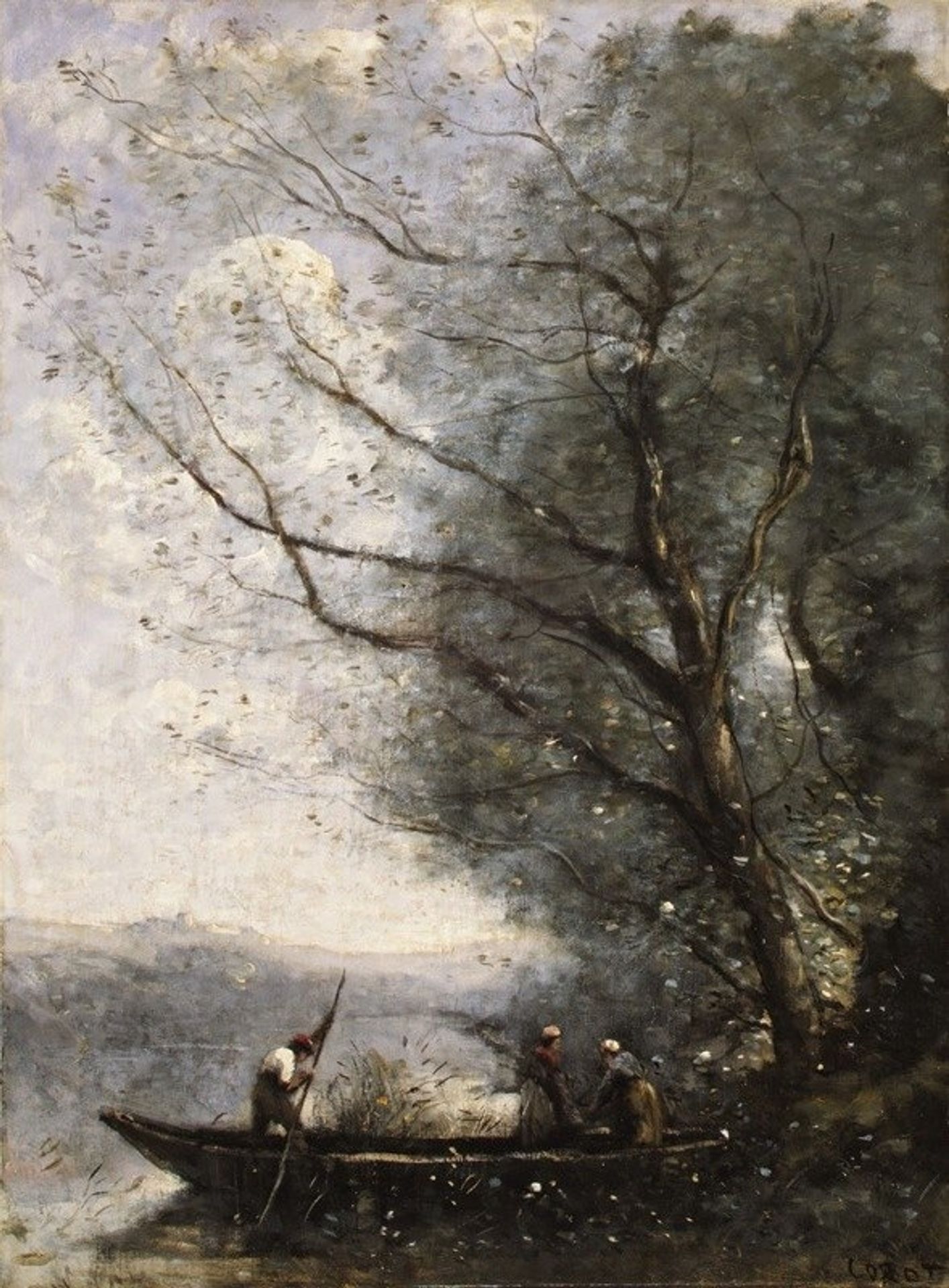 The Ferryman by Camille Corot