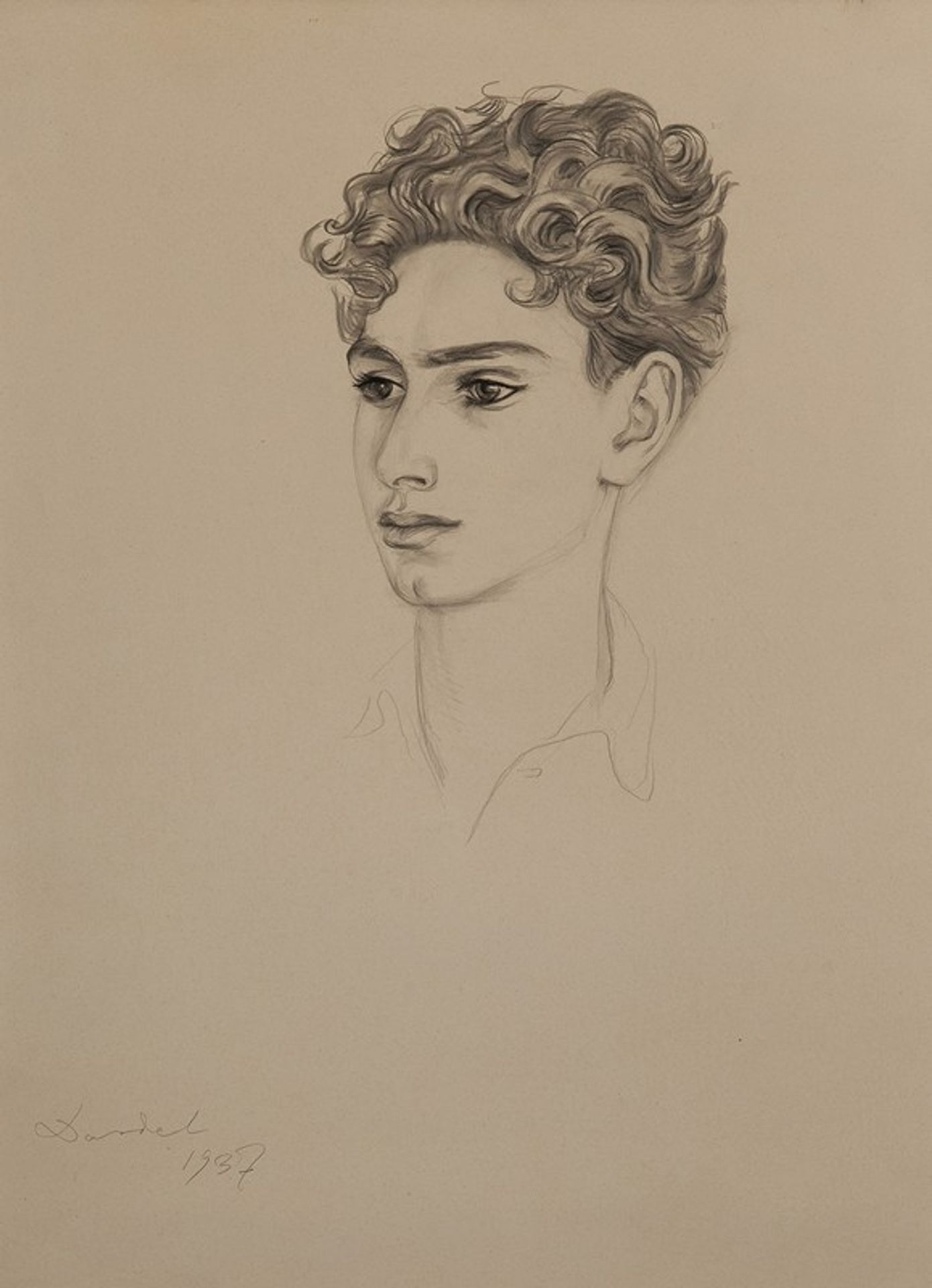 Italiensk pojke by Nils Dardel