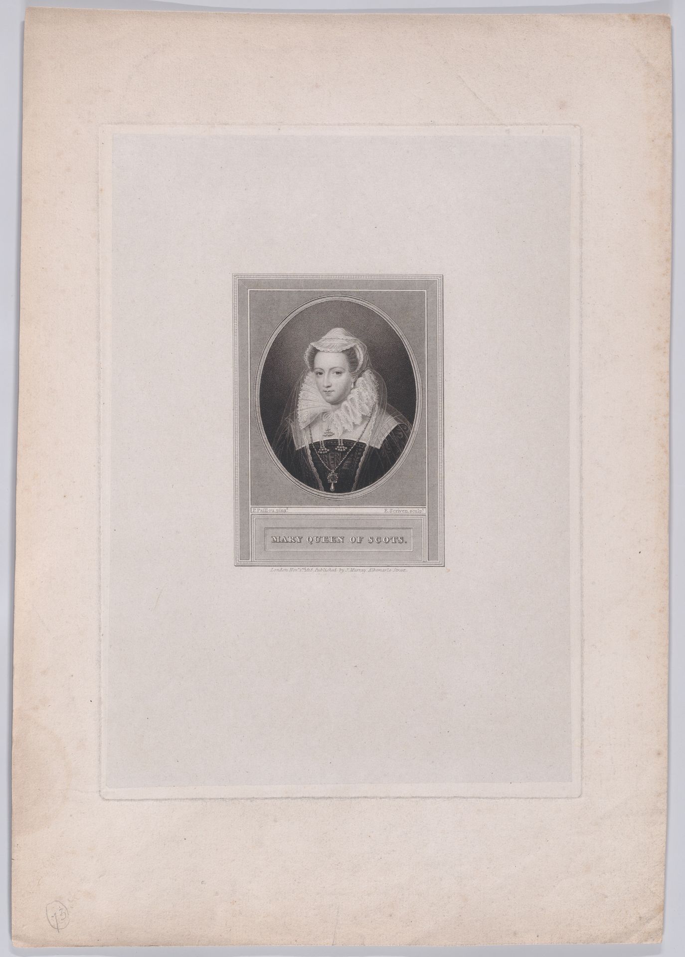 Mary, Queen of Scots by Edward Scriven