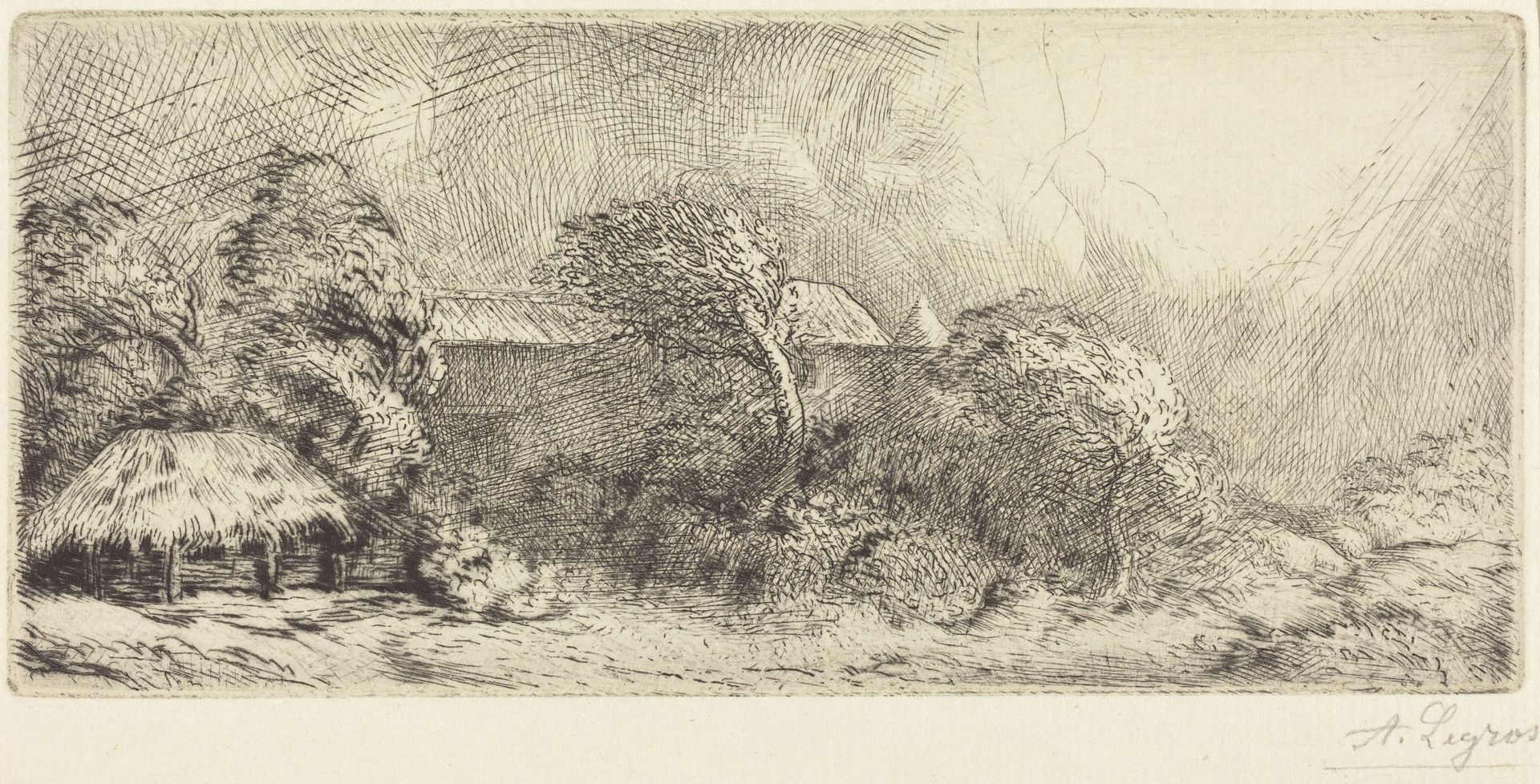 Chailli Seen in a Storm (Chailli: Effet d'orage) by Alphonse Legros