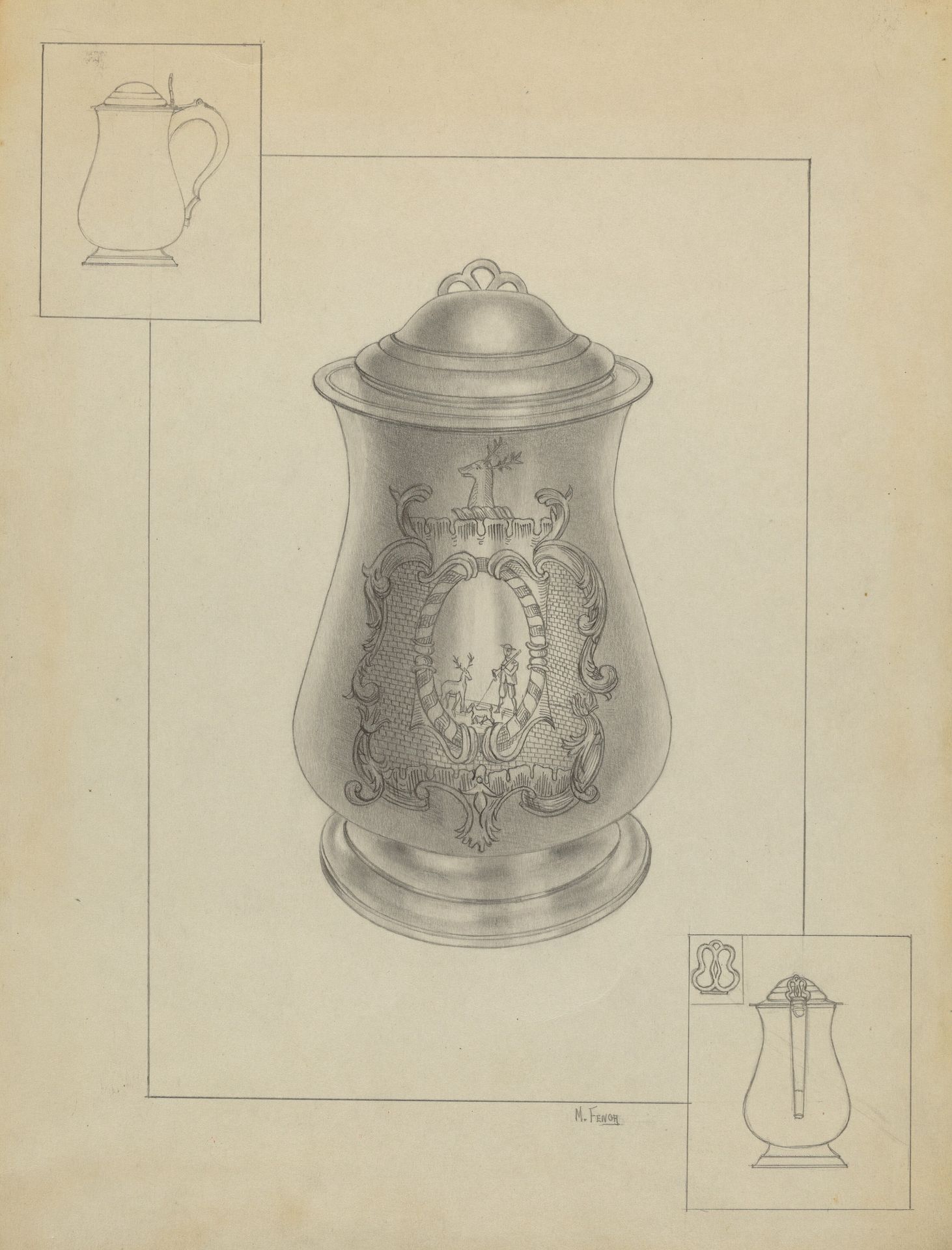 Silver Tankard by Michael Fenga