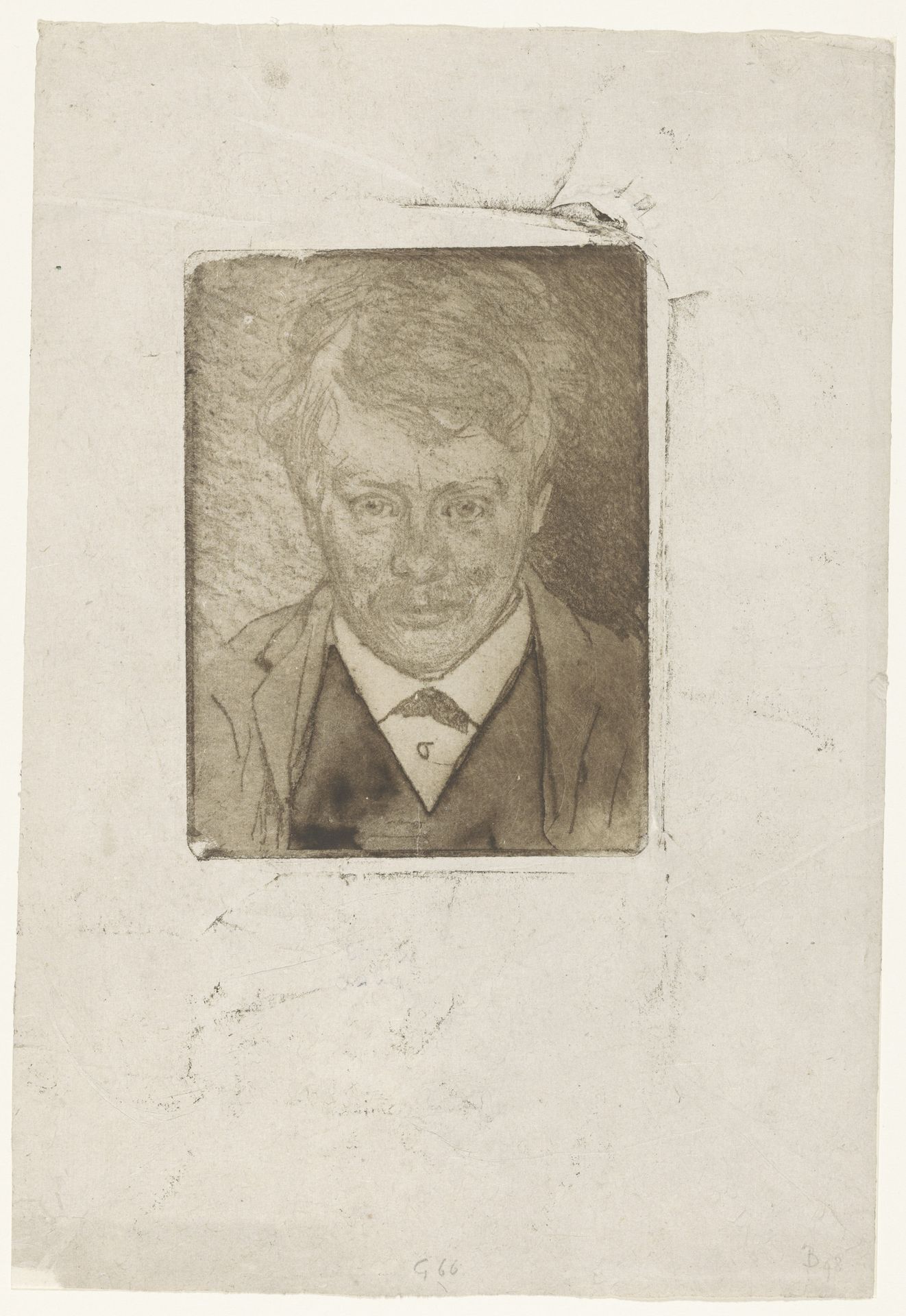 Portret van Hein Boeken by Willem Witsen
