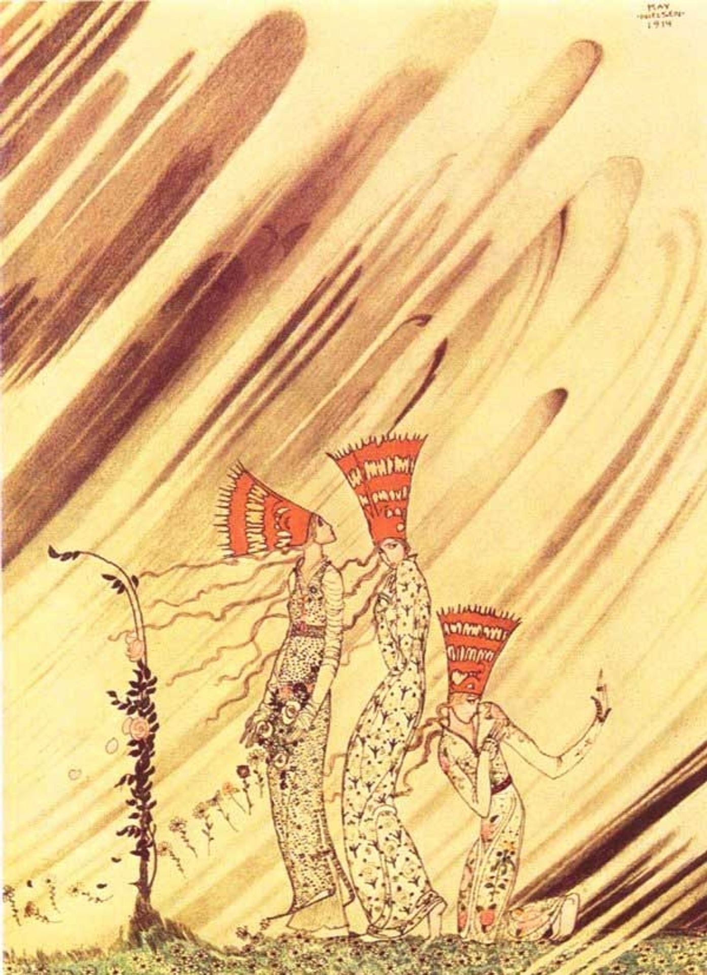 A Snowdrift Carried Them Away by Kay Nielsen