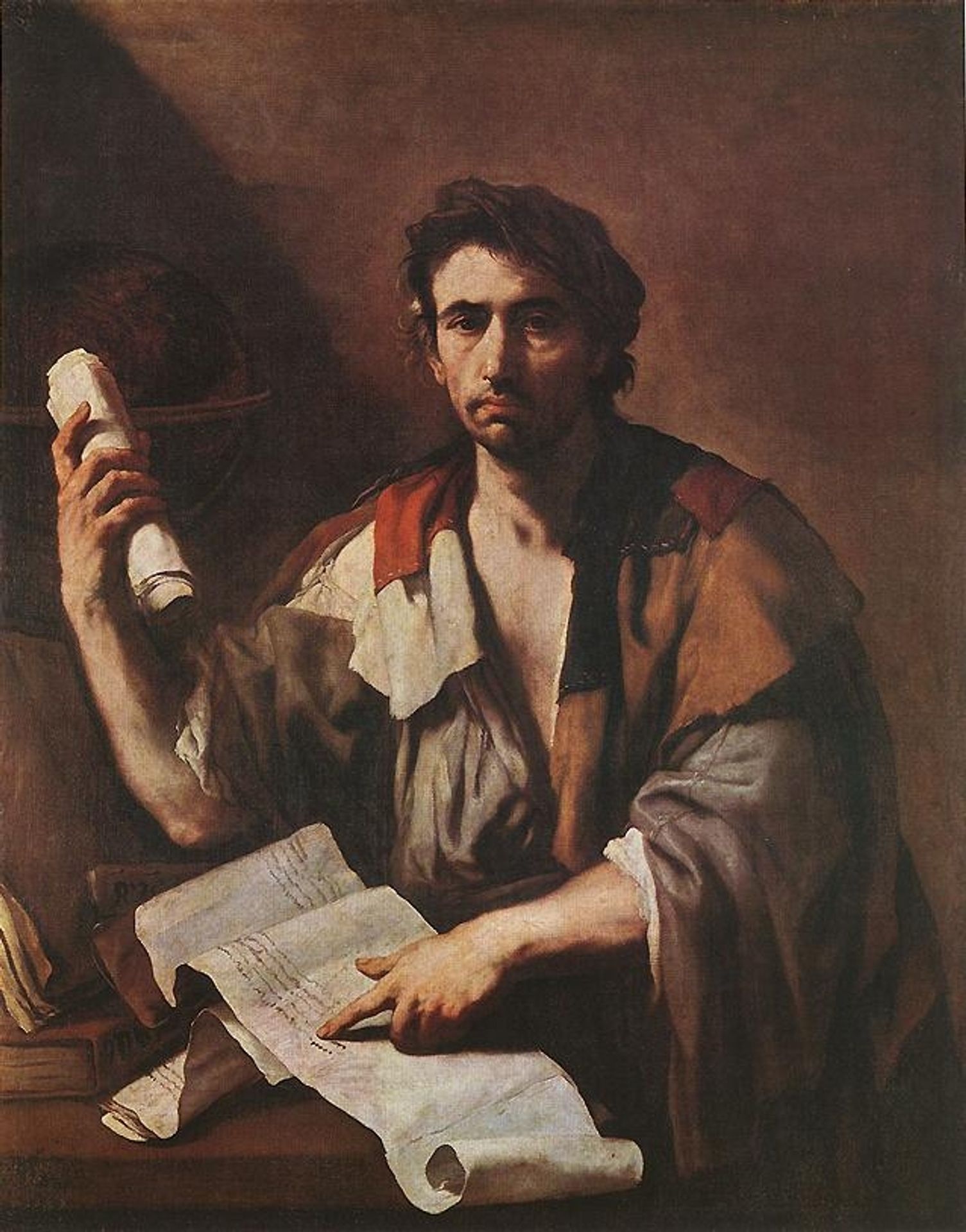 Cynic philosopher by Luca Giordano