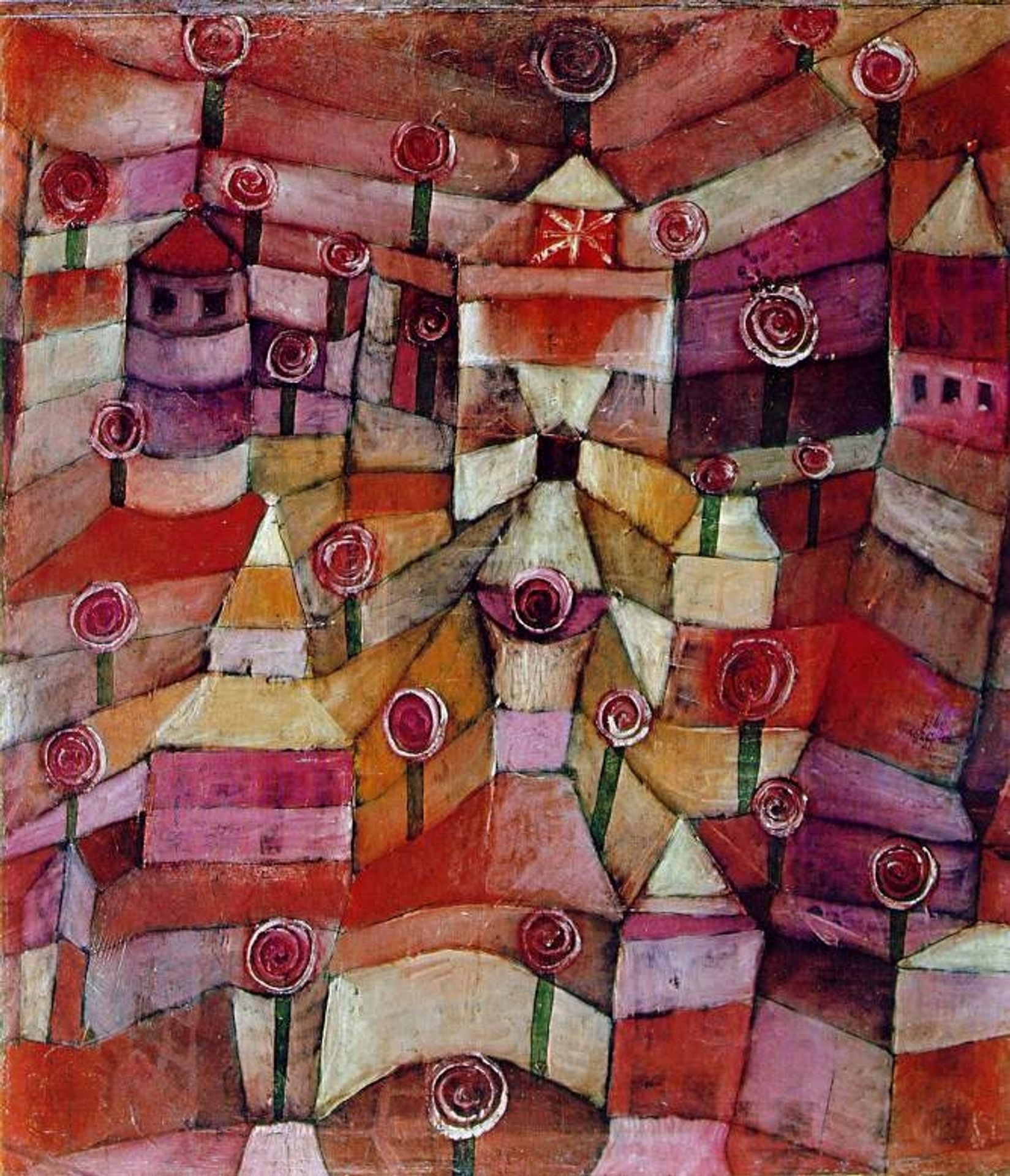 Rose garden by Paul Klee