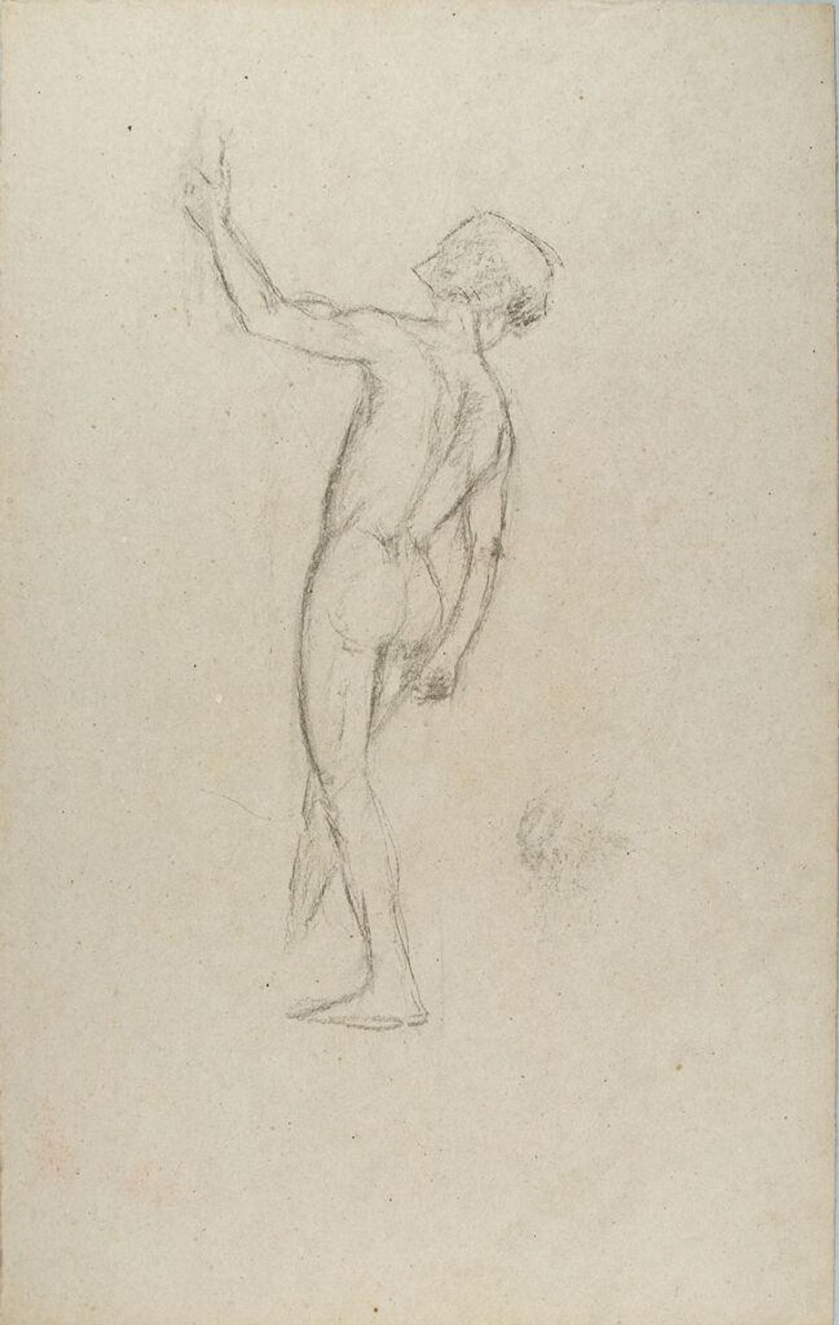 Male Nude Figure Study by William Valentine Schevill