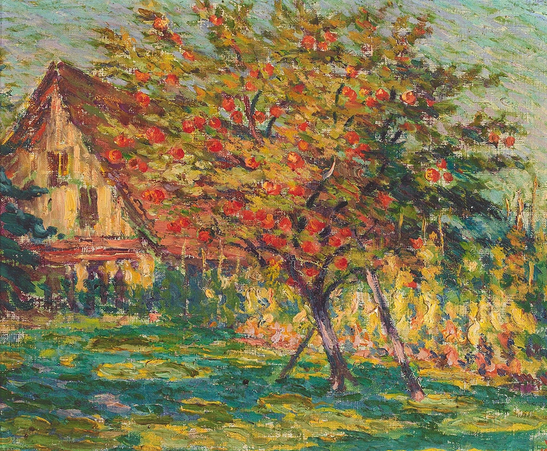 Blühende Bäume by Willy Schlobach