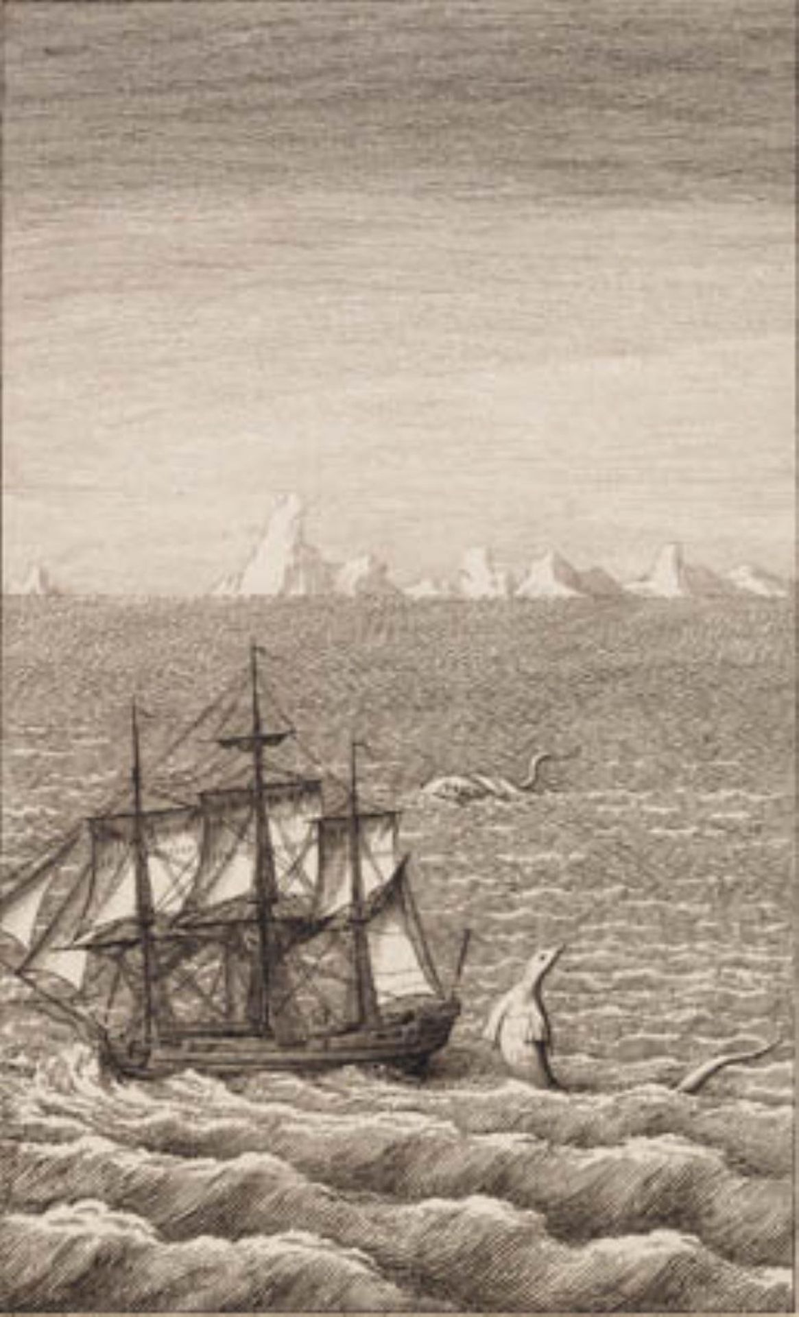 Skibet og sødyret by J.F. Clemens