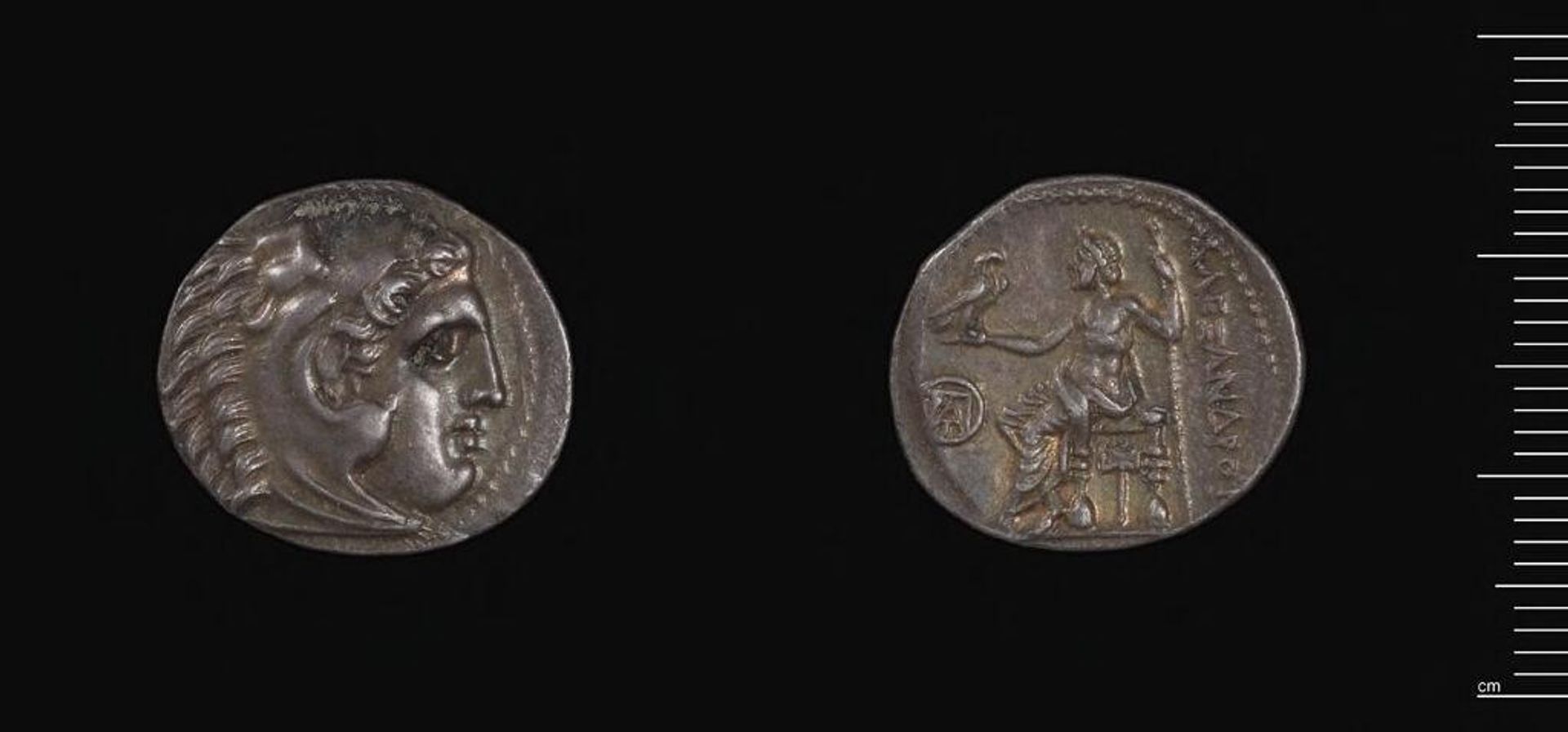 Drachm of Alexander the Great, Miletos by Alexander III, the Great