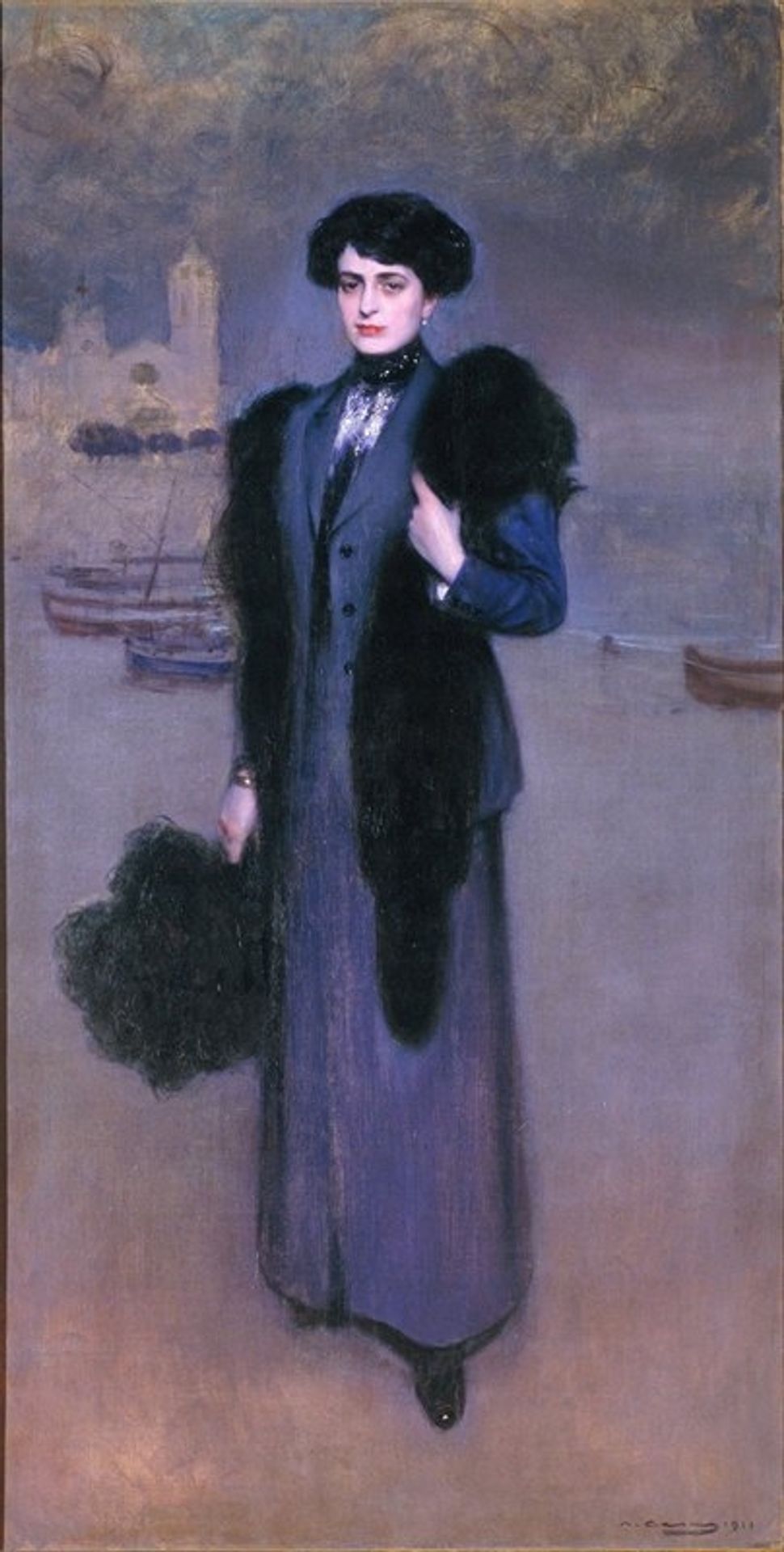 Portrait of Dolors Vidal by Ramón Casas