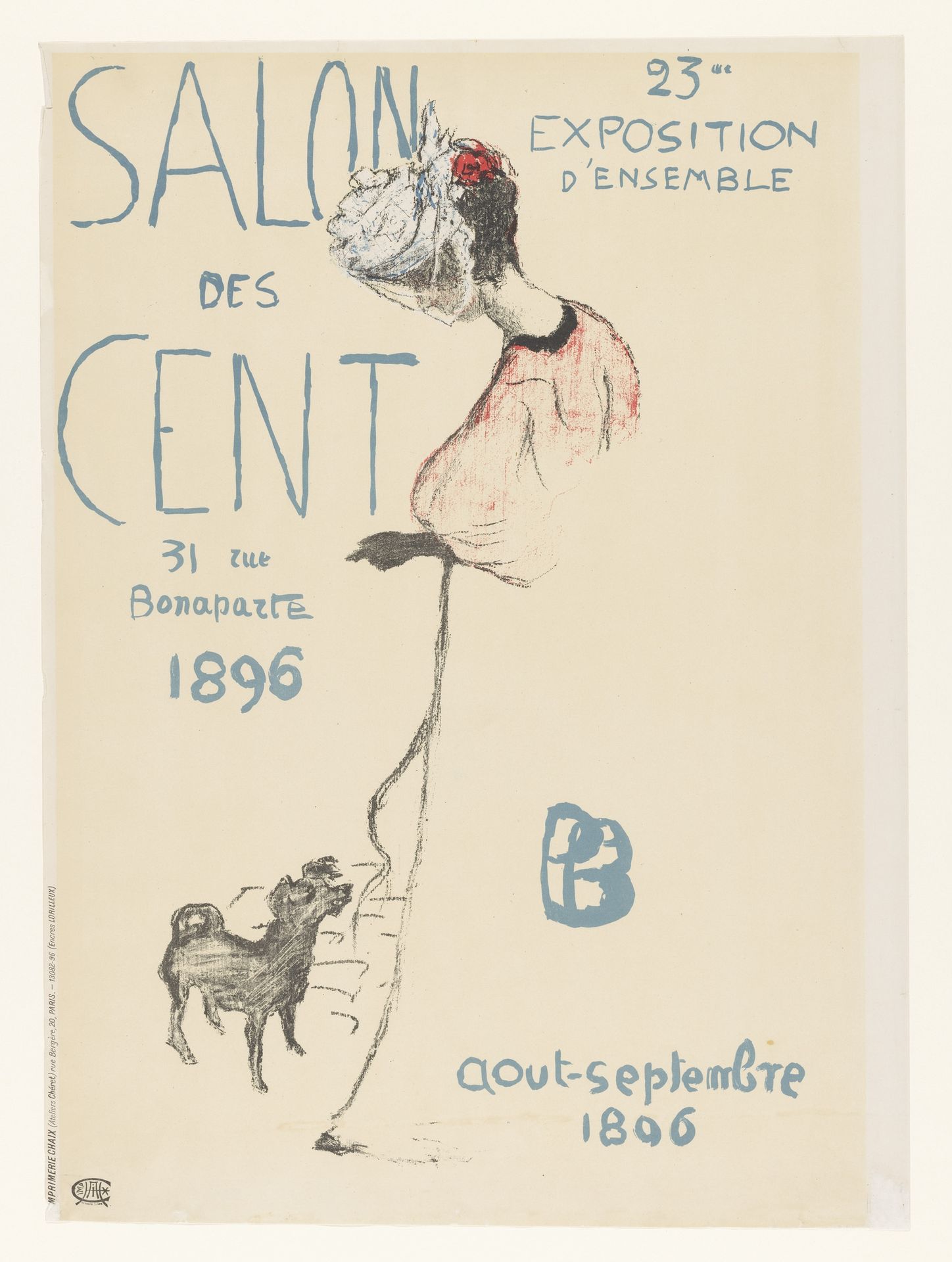 Affiche voor de Salon des Cents by Pierre Bonnard