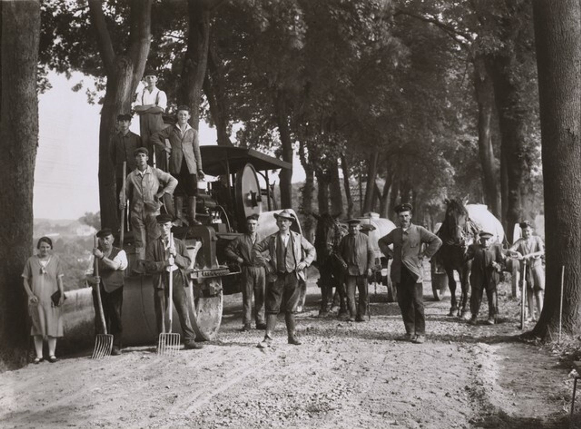 Road Construction Workers, Westerwald by August Sander