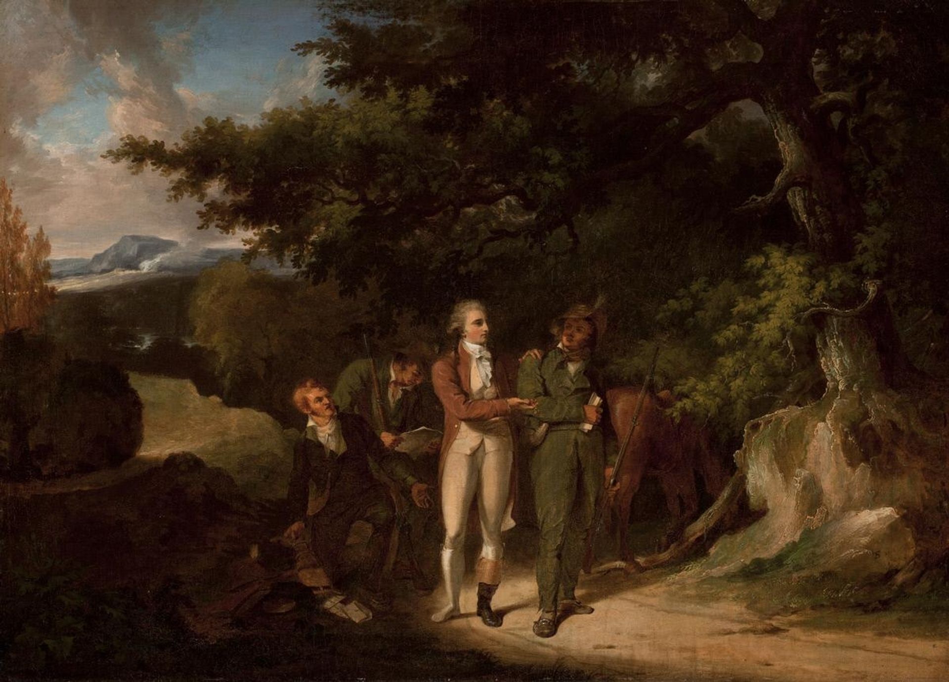The Capture of Major André by Thomas Sully