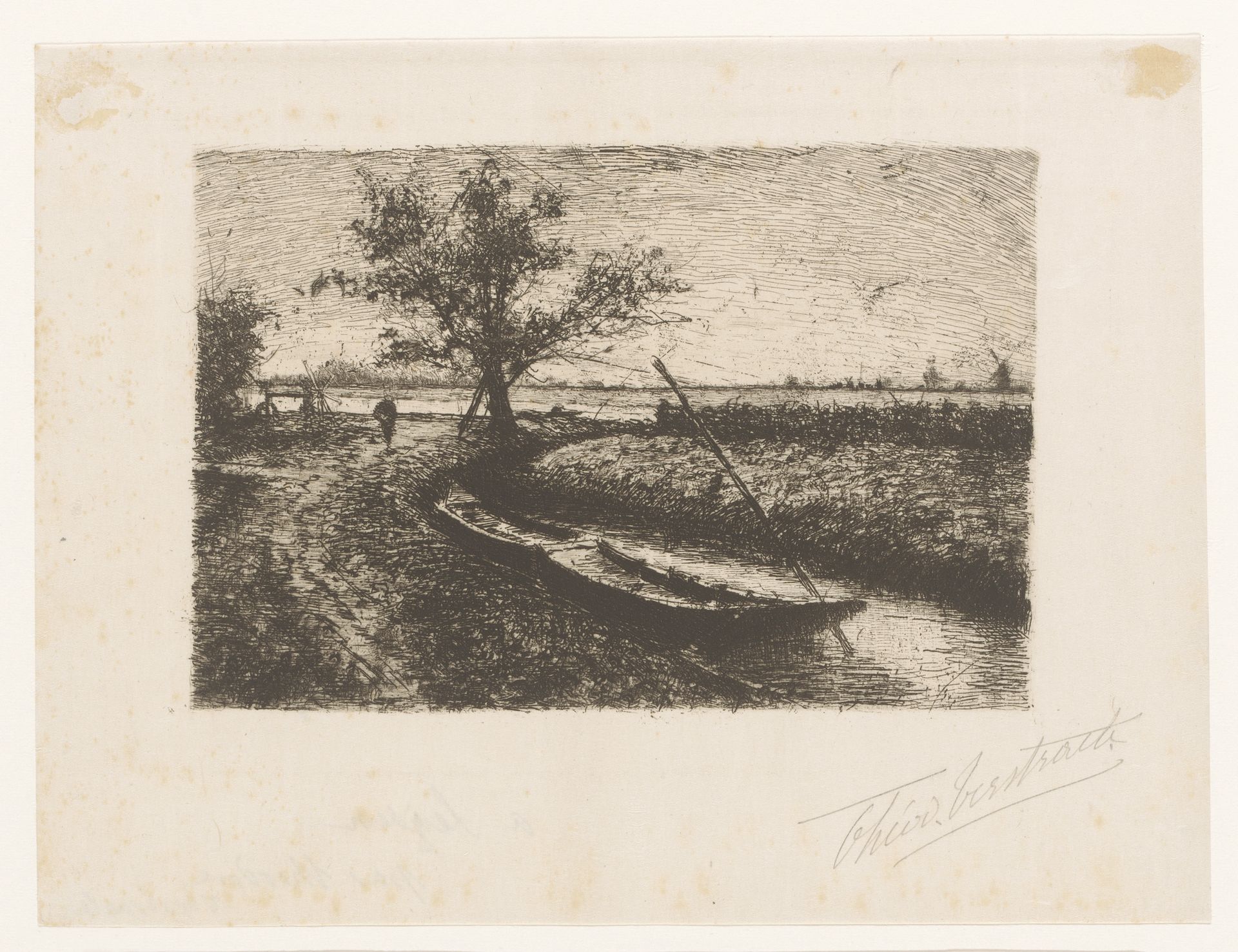 Landschap bij Leiden by Theodoor Verstraete