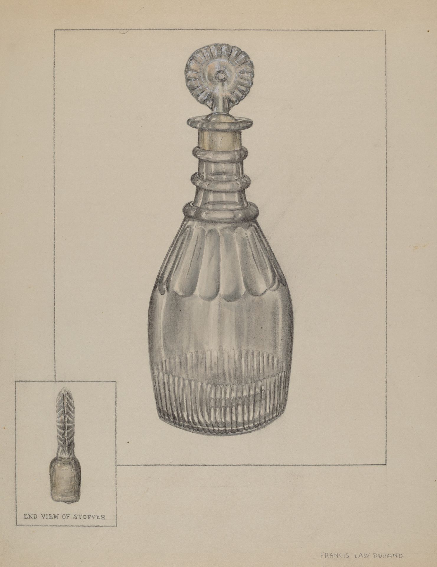 Decanter by Francis Law Durand