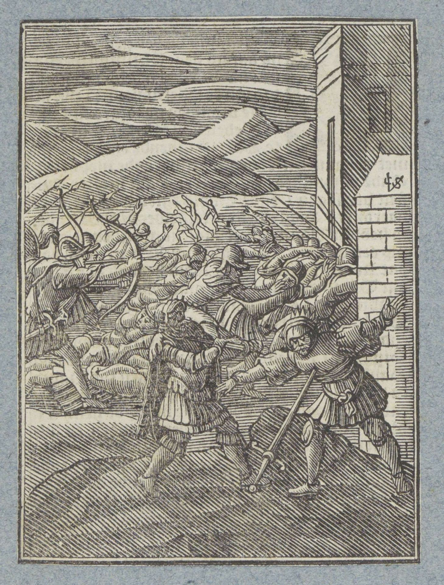 Saul pleegt zelfmoord by Christoffel van (II) Sichem