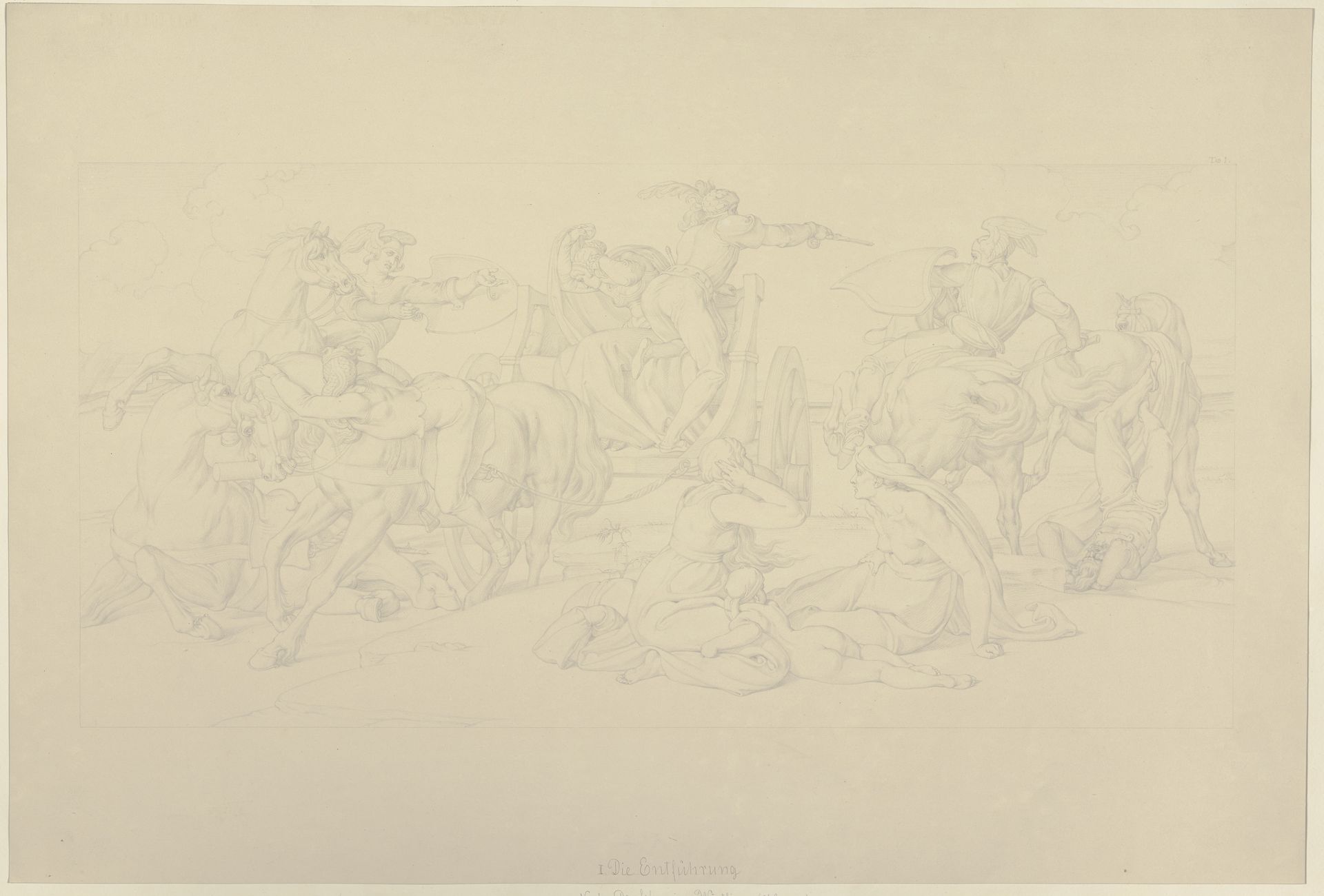 _Aus dem Leben eines Wüstlings__ I. Die Entführung by Bonaventura Genelli