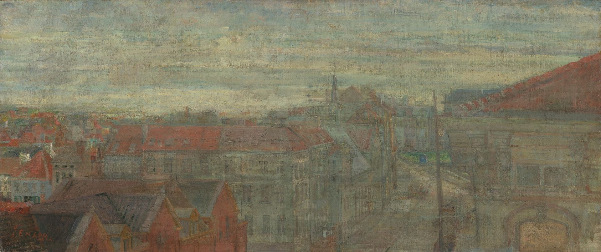 View of Phnosia. Luminous Waves and Vibrations by James Ensor