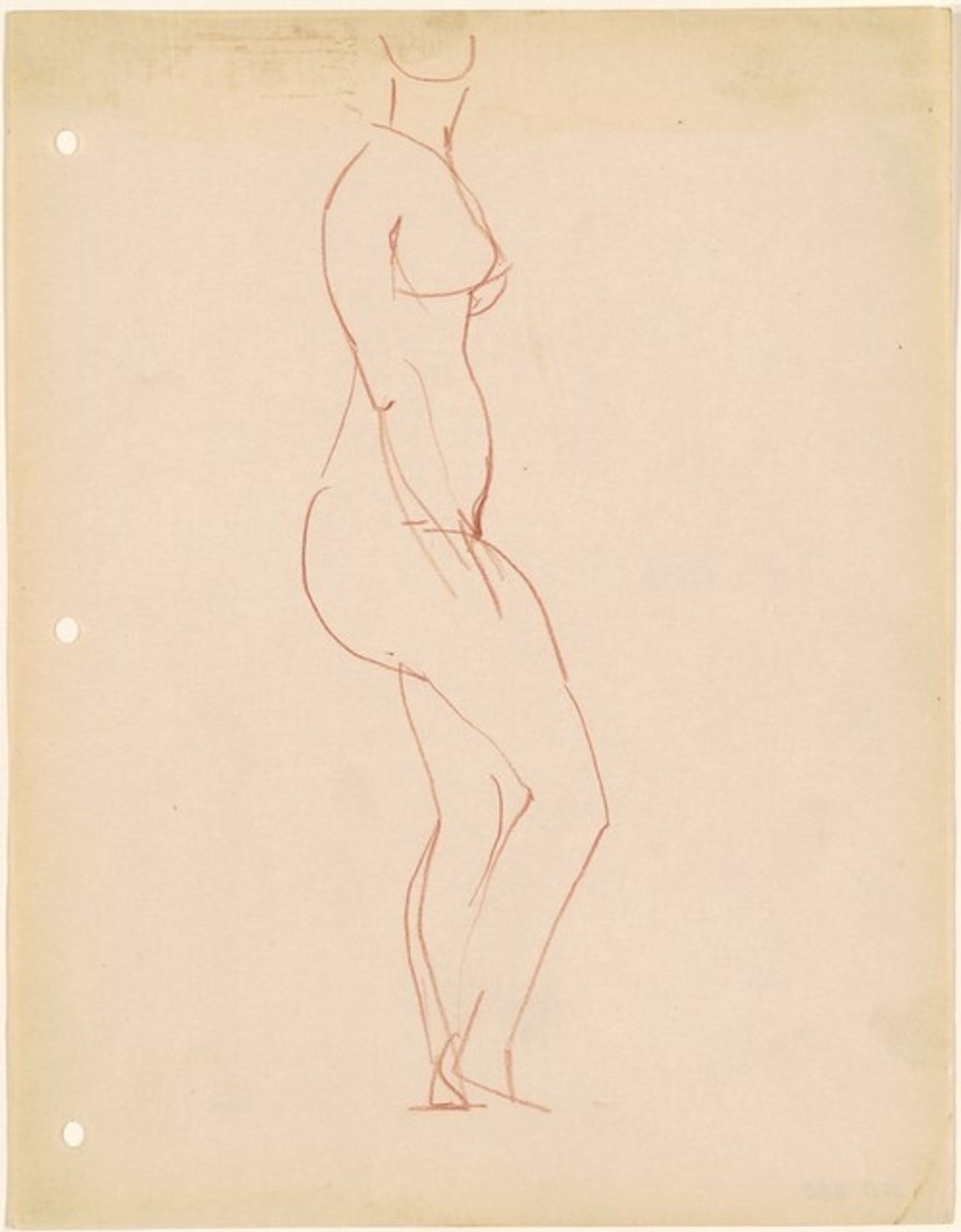 Standing Female Nude by Franz Kline