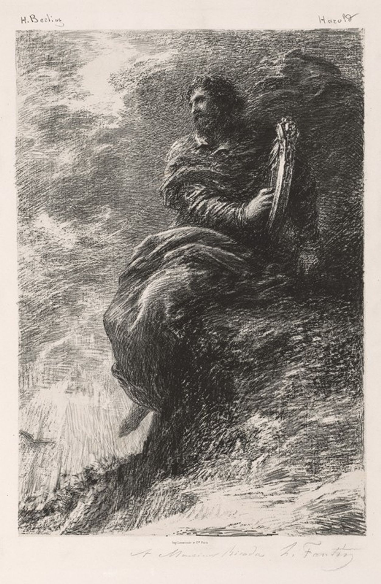 Harolde dans les Montagnes by Henri Fantin-Latour