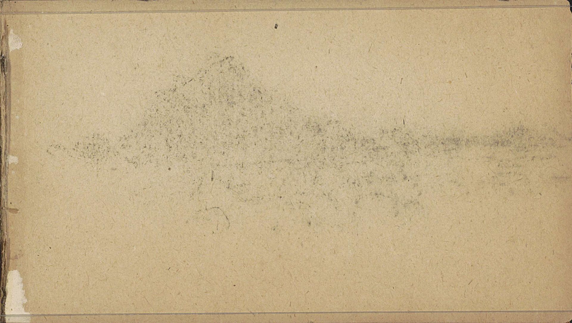 Abklatsch van de krijttekening op pagina 32 verso by Anton Mauve
